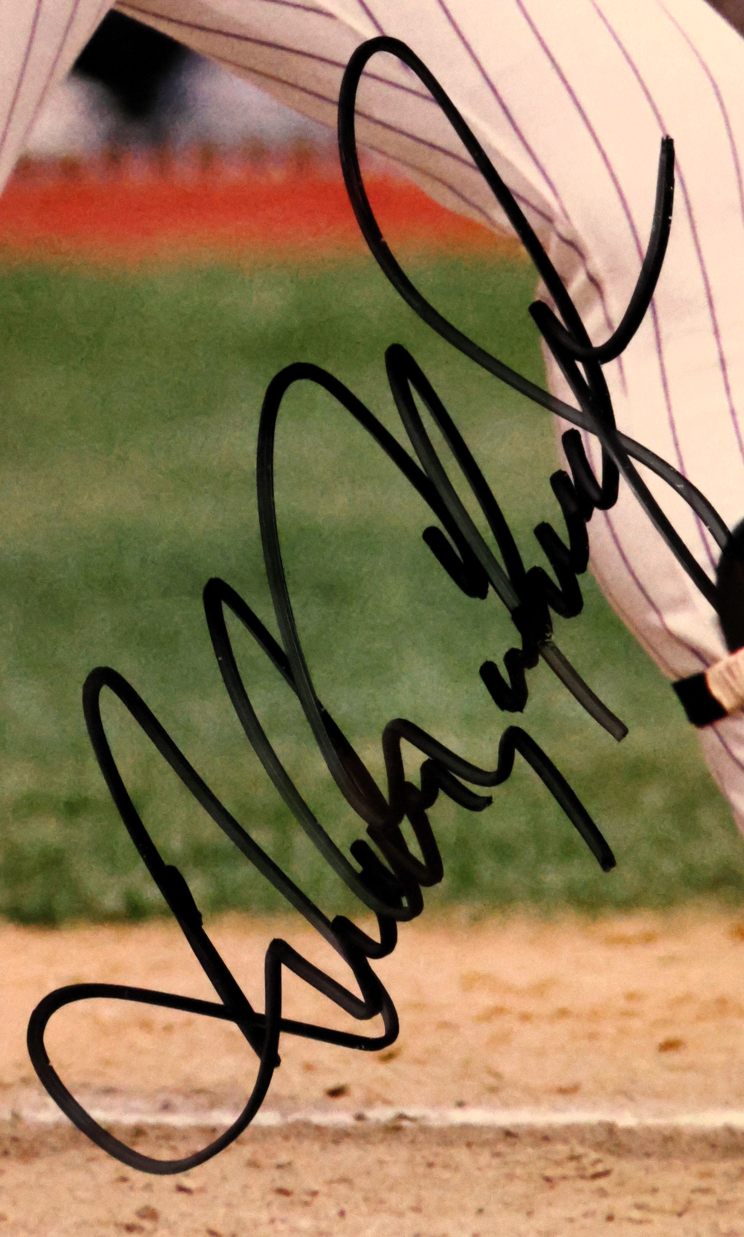 Andres Galarraga Autographed 11x14 Photo JSA COA
