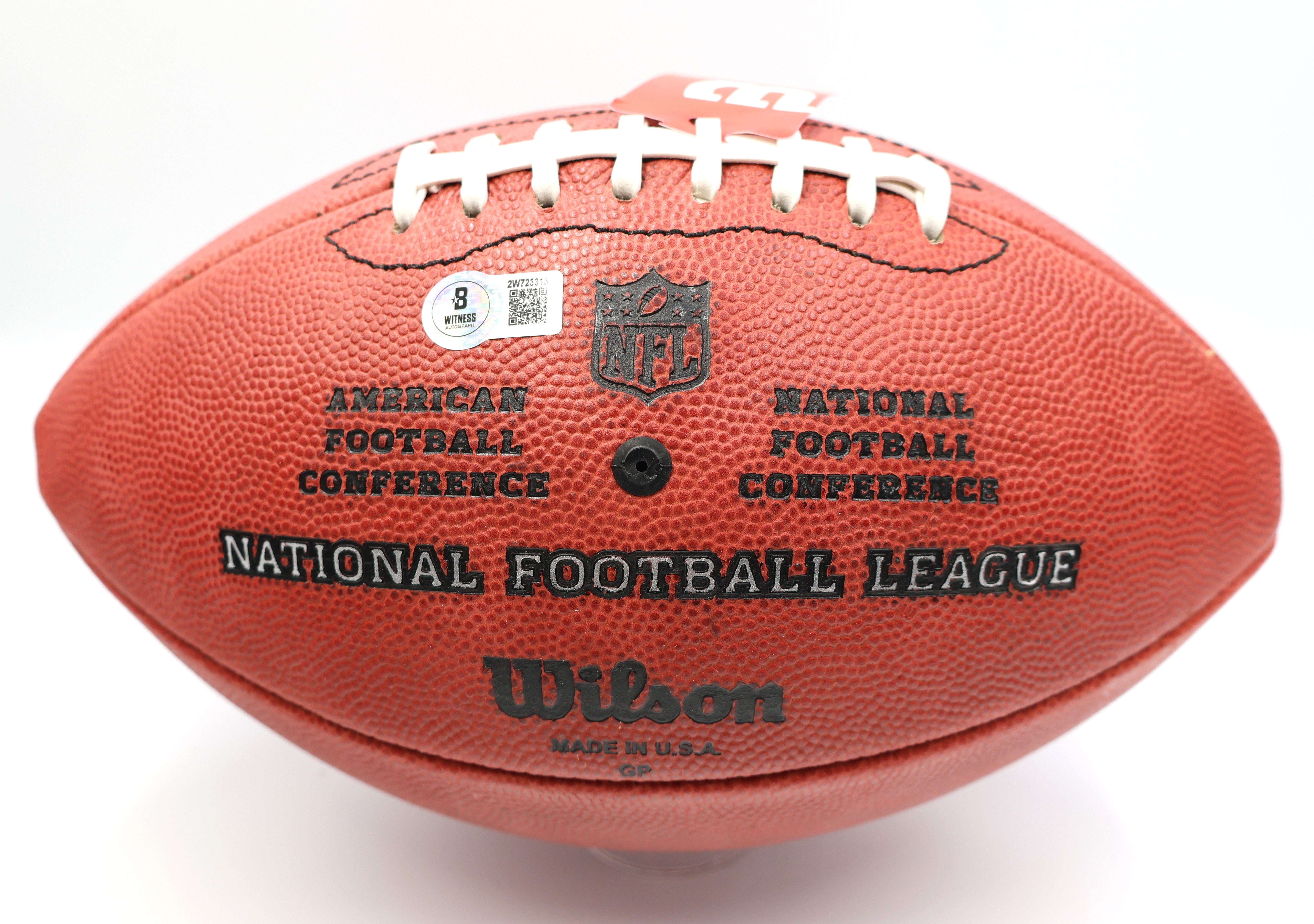 Bo Nix Autographed Wilson 'The Duke' NFL Game Ball - Beckett Certified