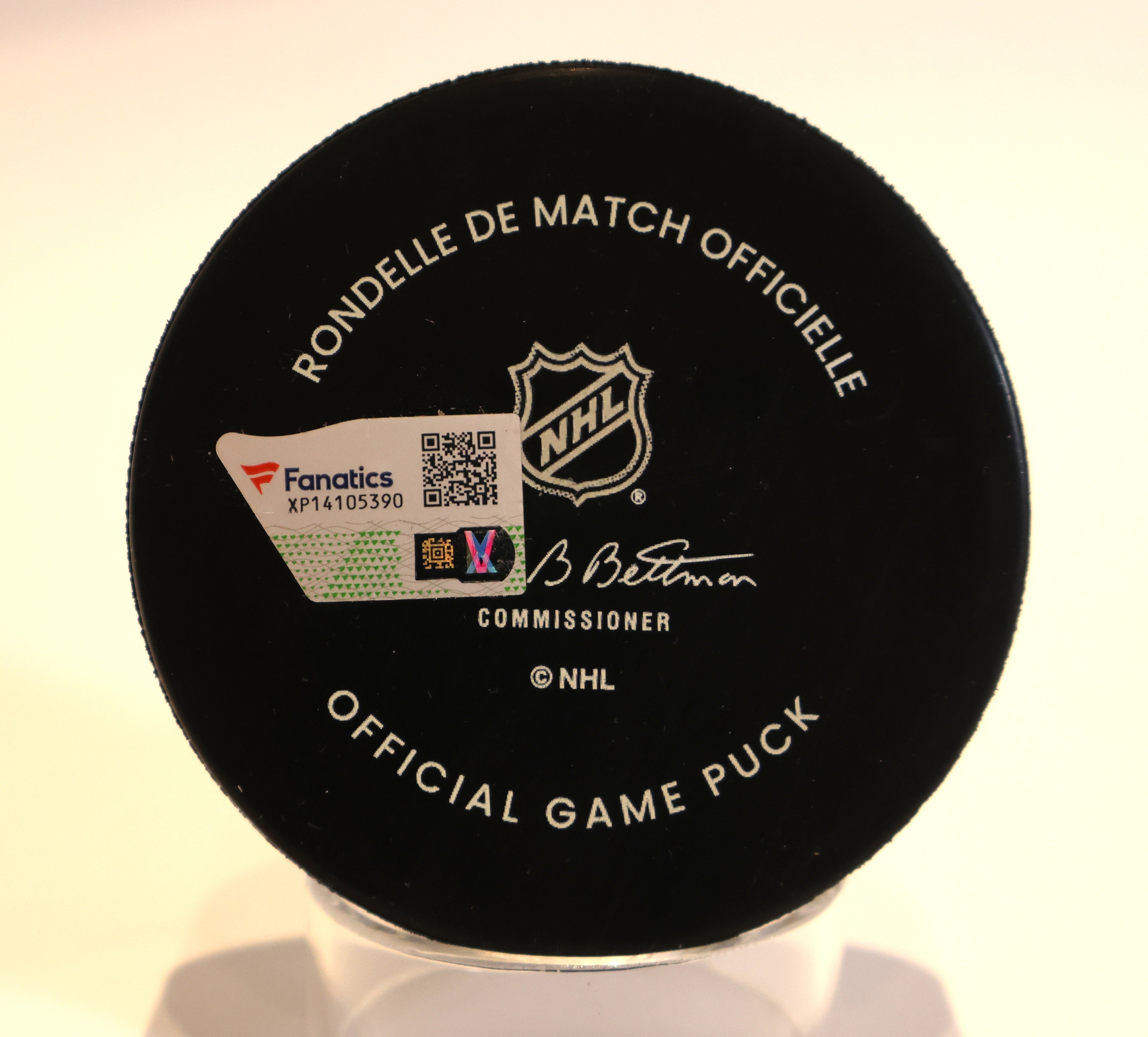 Cale Makar Autographed/Inscribed "2022 SC Champs" Official Avalanche Game Puck