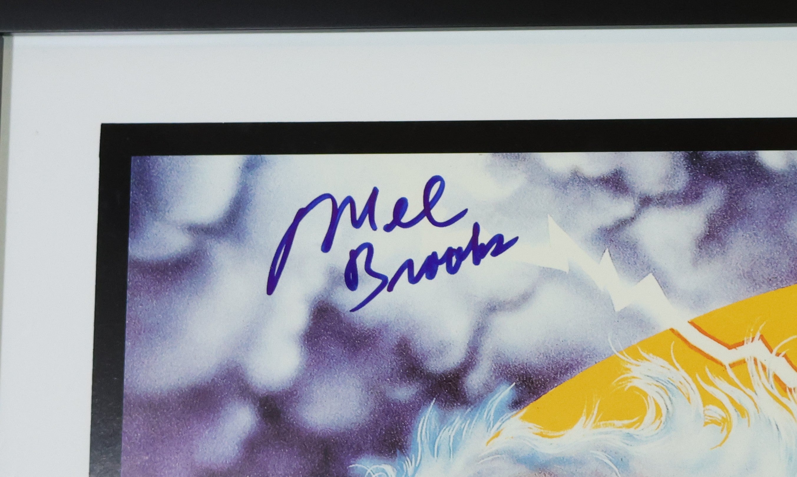 Young Frankenstein Framed Movie Poster signed by Mel Brooks and Gene Wilder