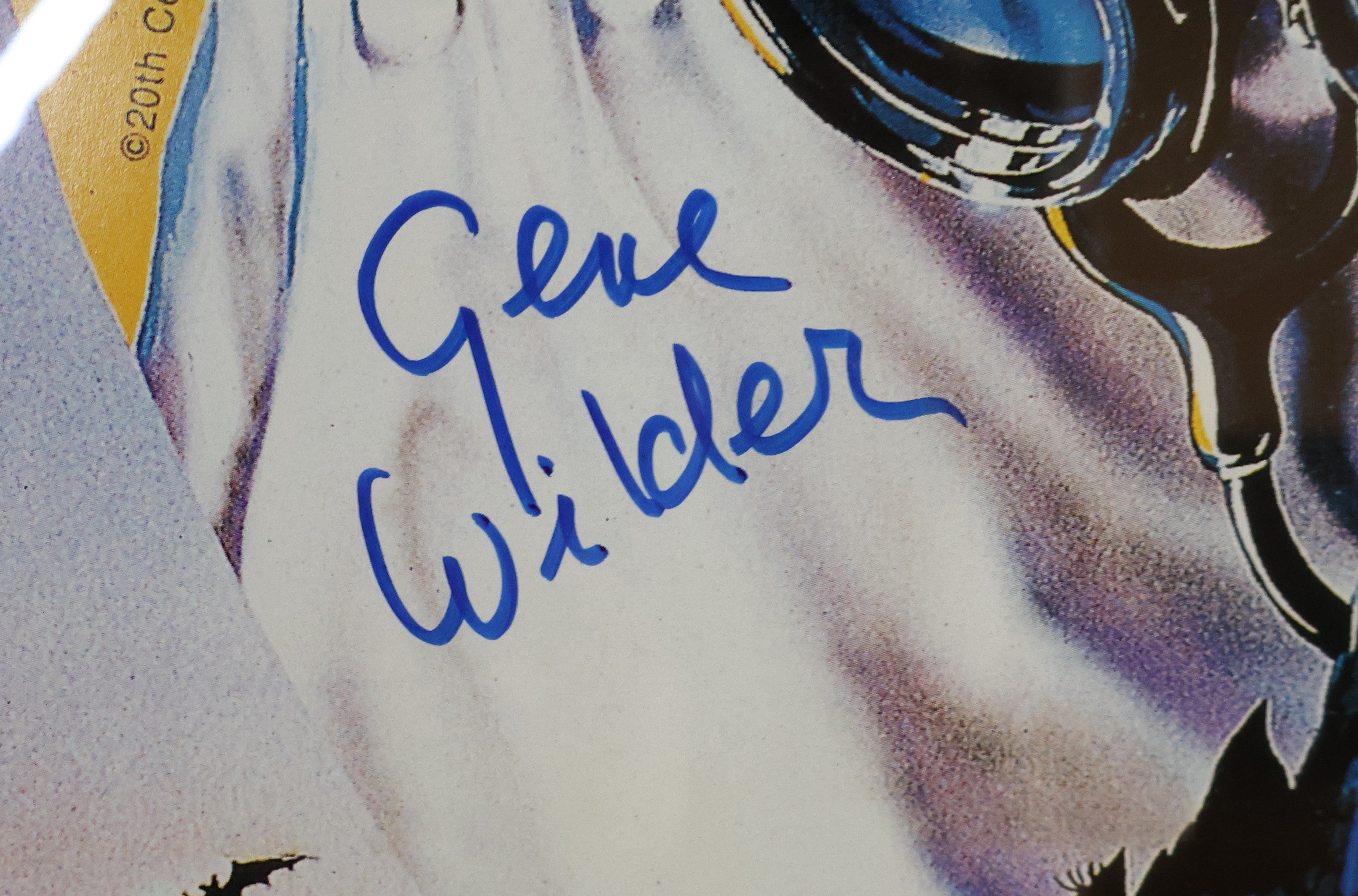 Young Frankenstein Framed Movie Poster signed by Mel Brooks and Gene Wilder