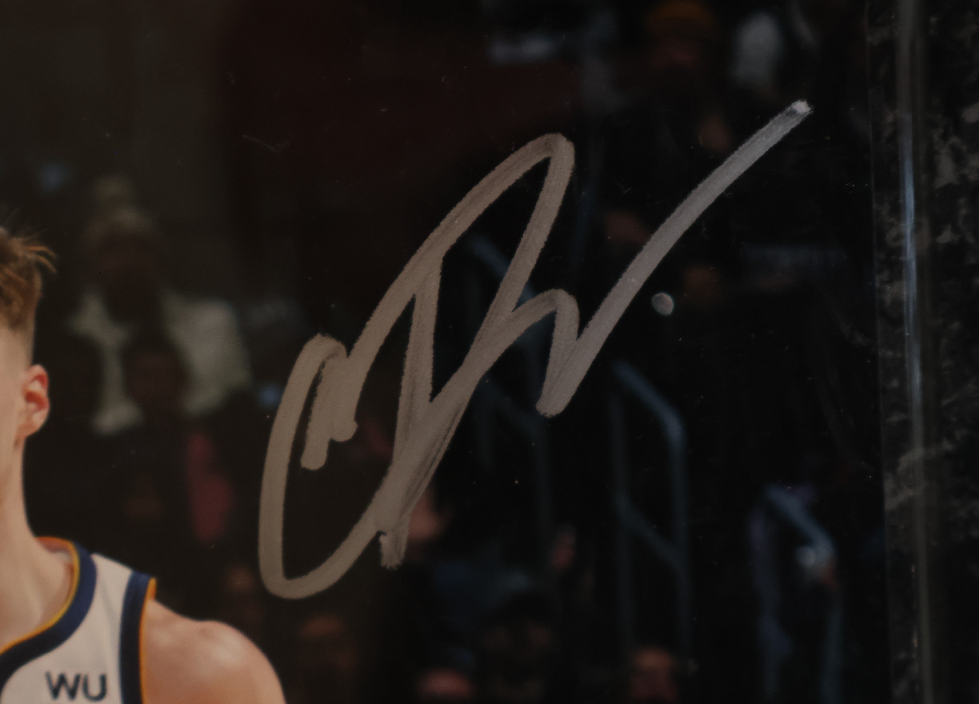 Christian Braun Autographed Denver Nuggets 8x10 Photo w/Plaque - Beckett COA