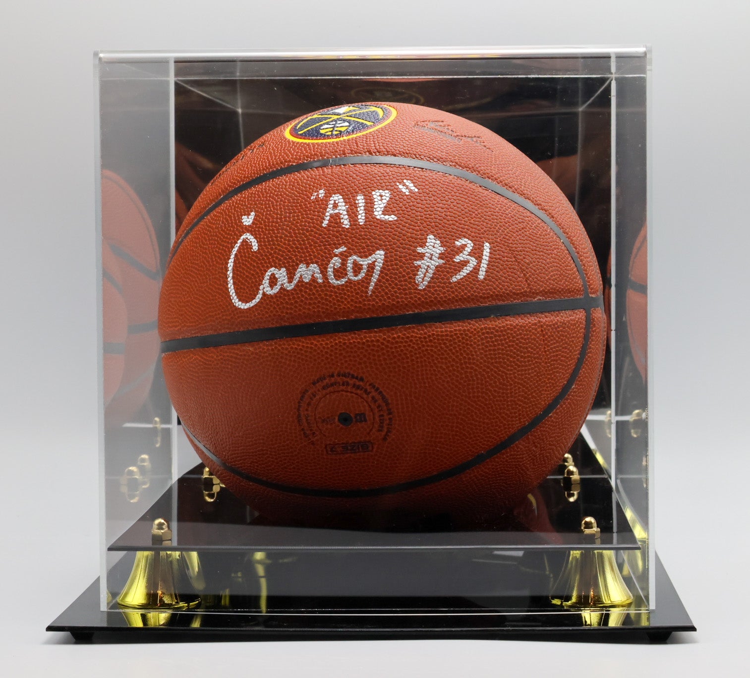 Vlatko Cancar Denver Nuggets Autographed Basketball - Latitude Sports Marketing