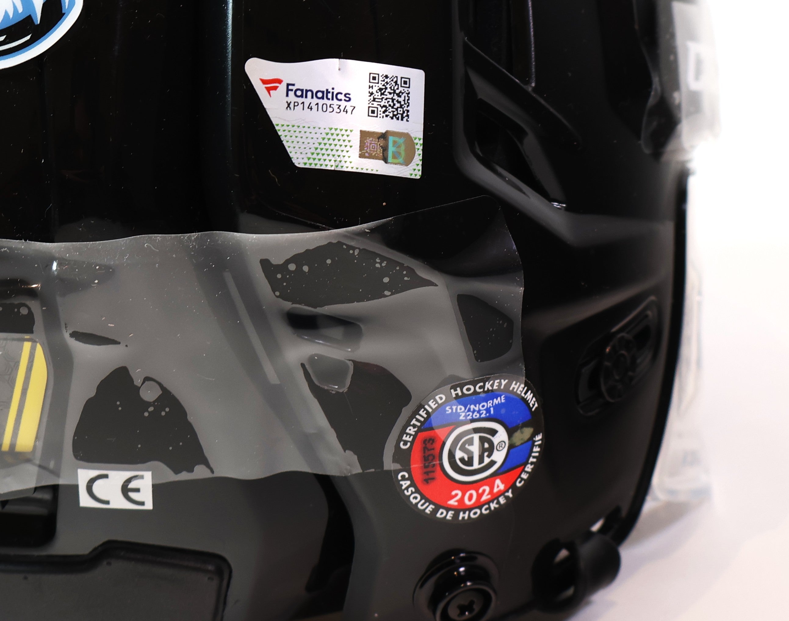 Cale Makar Autographed Black Helmet w/ inscription "2022 SC Champs"