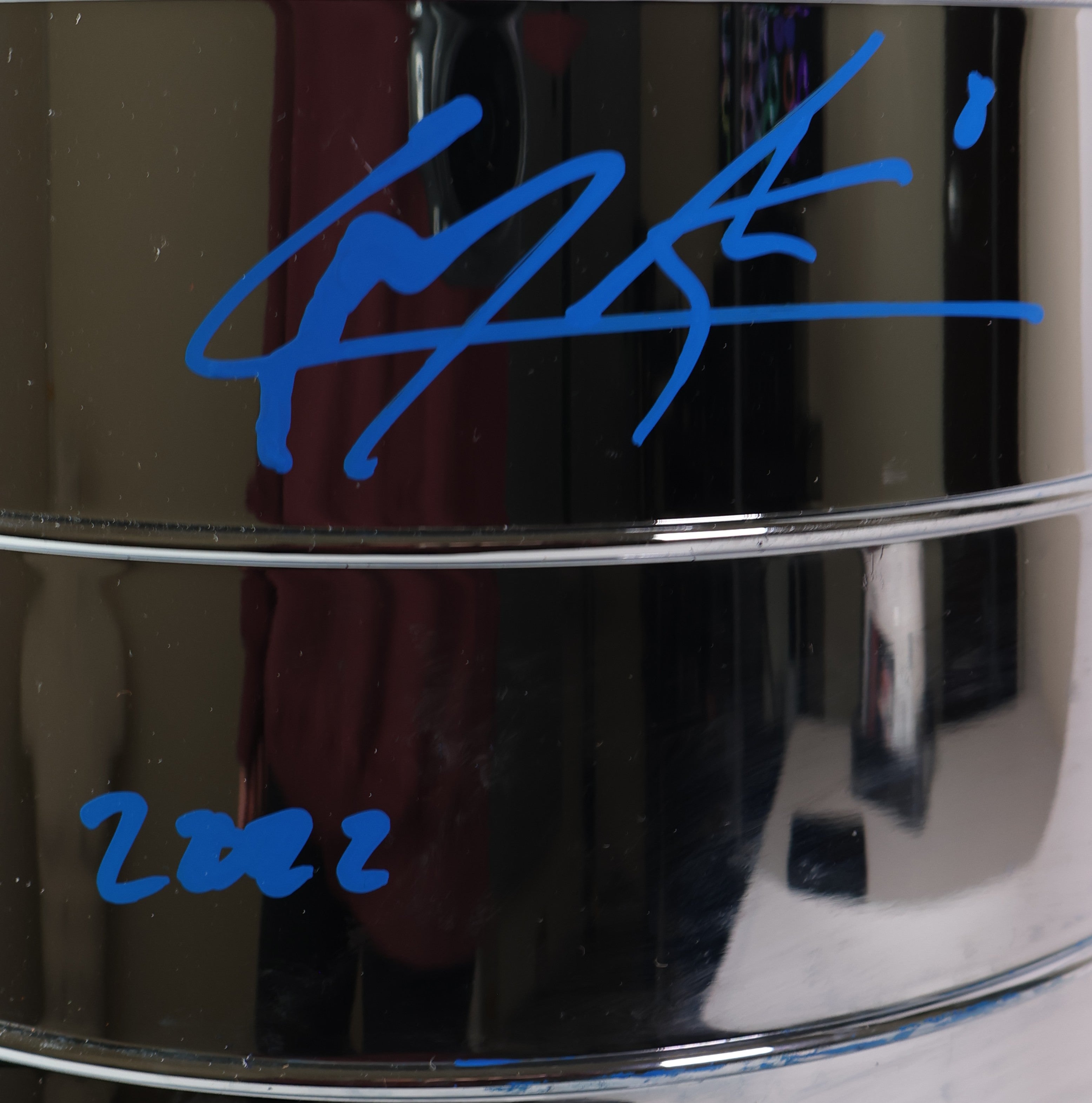 Cale Makar Autographed Stanley Cup Trophy - 2x Signed with 3 Inscriptions Fanatics COA