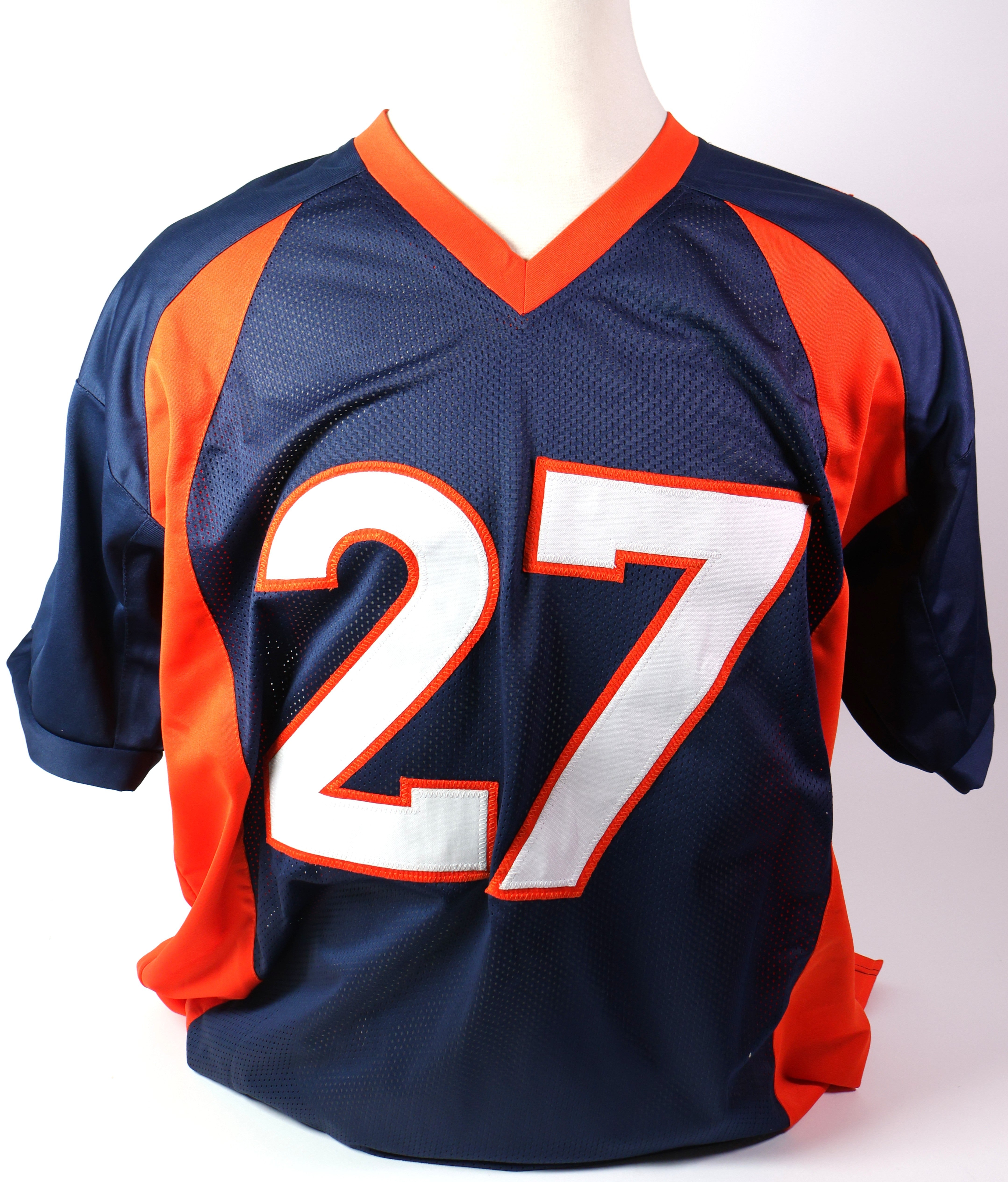 Steve Atwater Autographed Broncos Blue Beckett COA