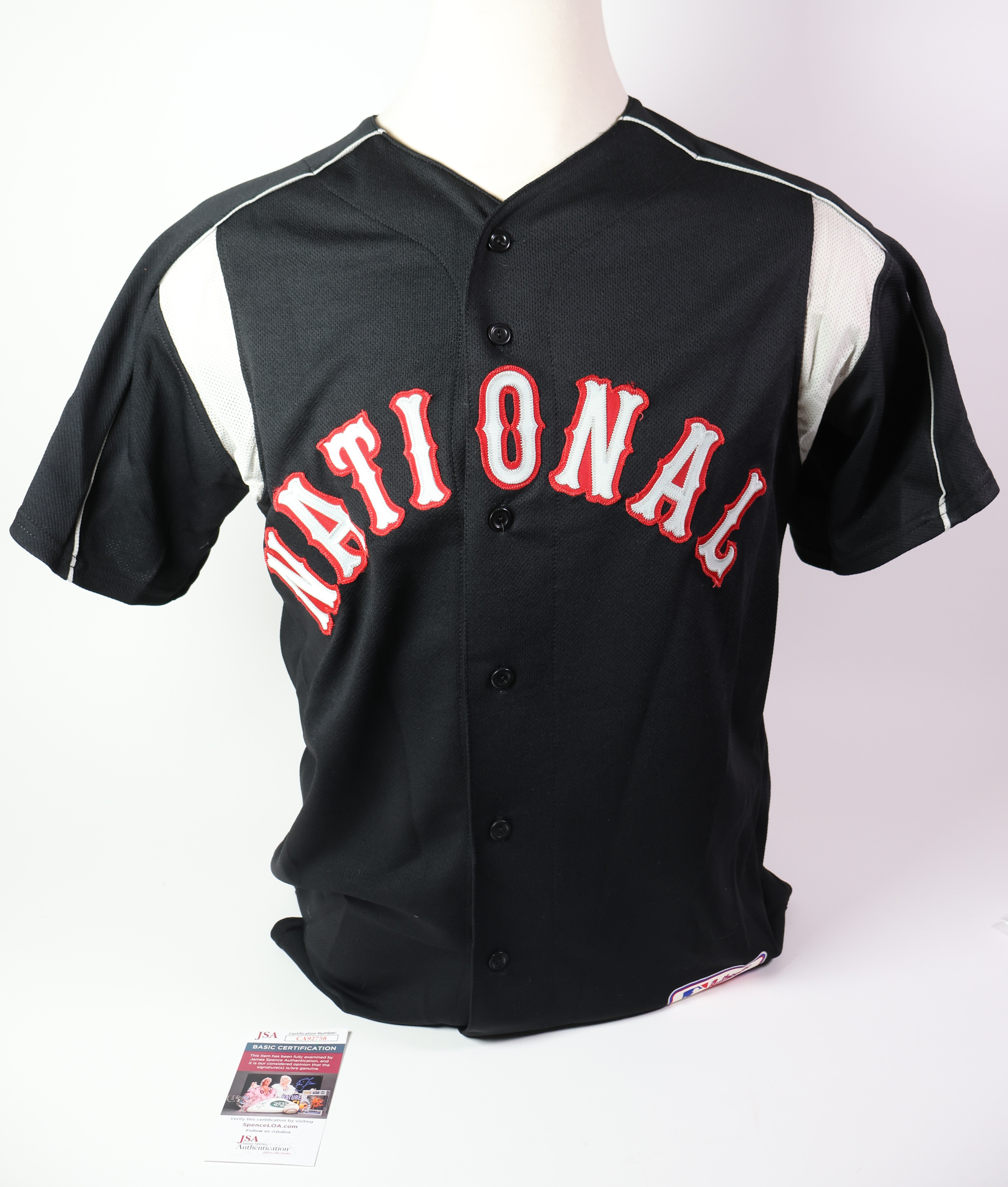 Todd Helton Autographed "To Denise" 2003 NL All-Star Rockies Jersey JSA COA