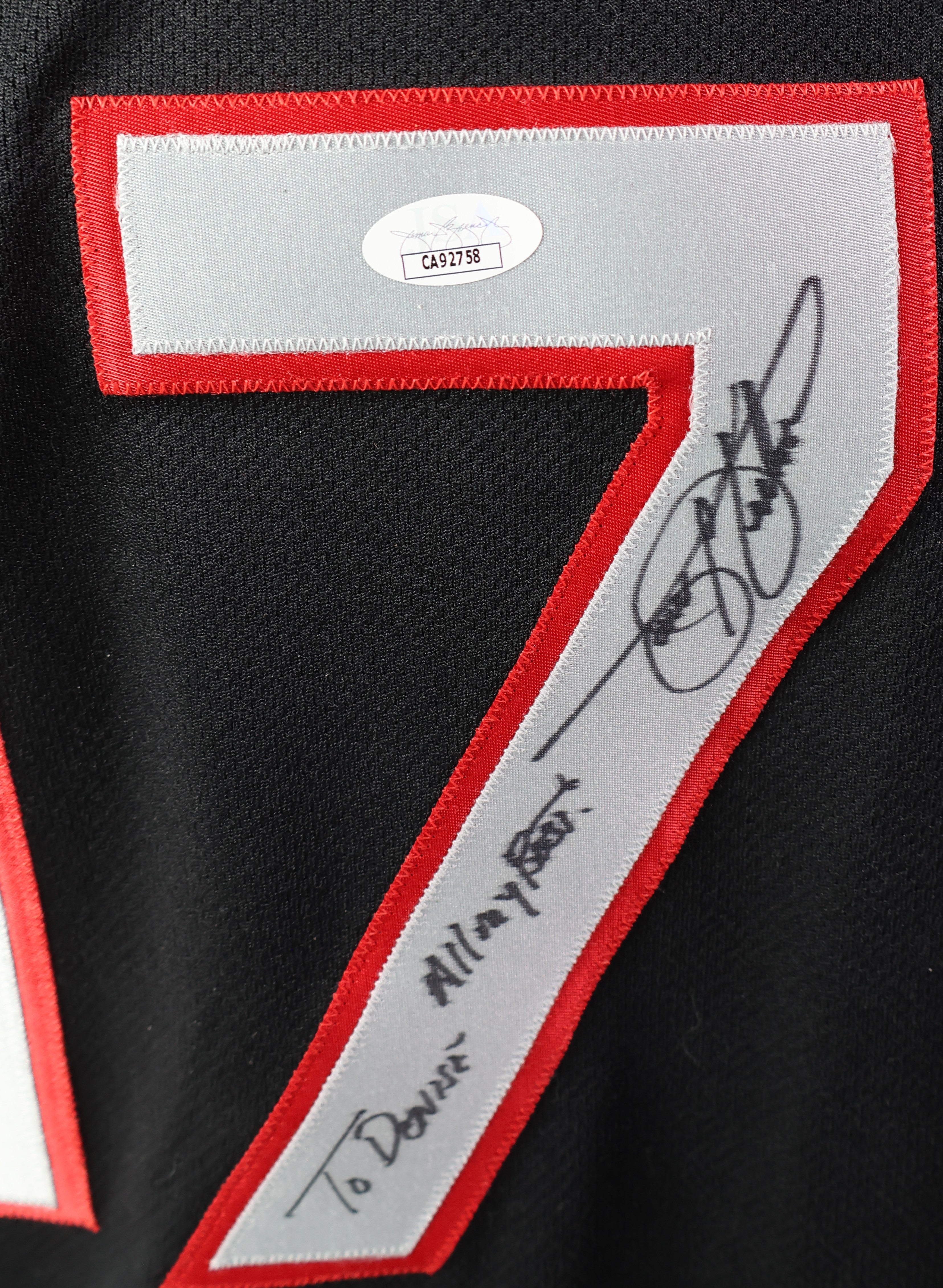 Todd Helton Autographed "To Denise" 2003 NL All-Star Rockies Jersey JSA COA