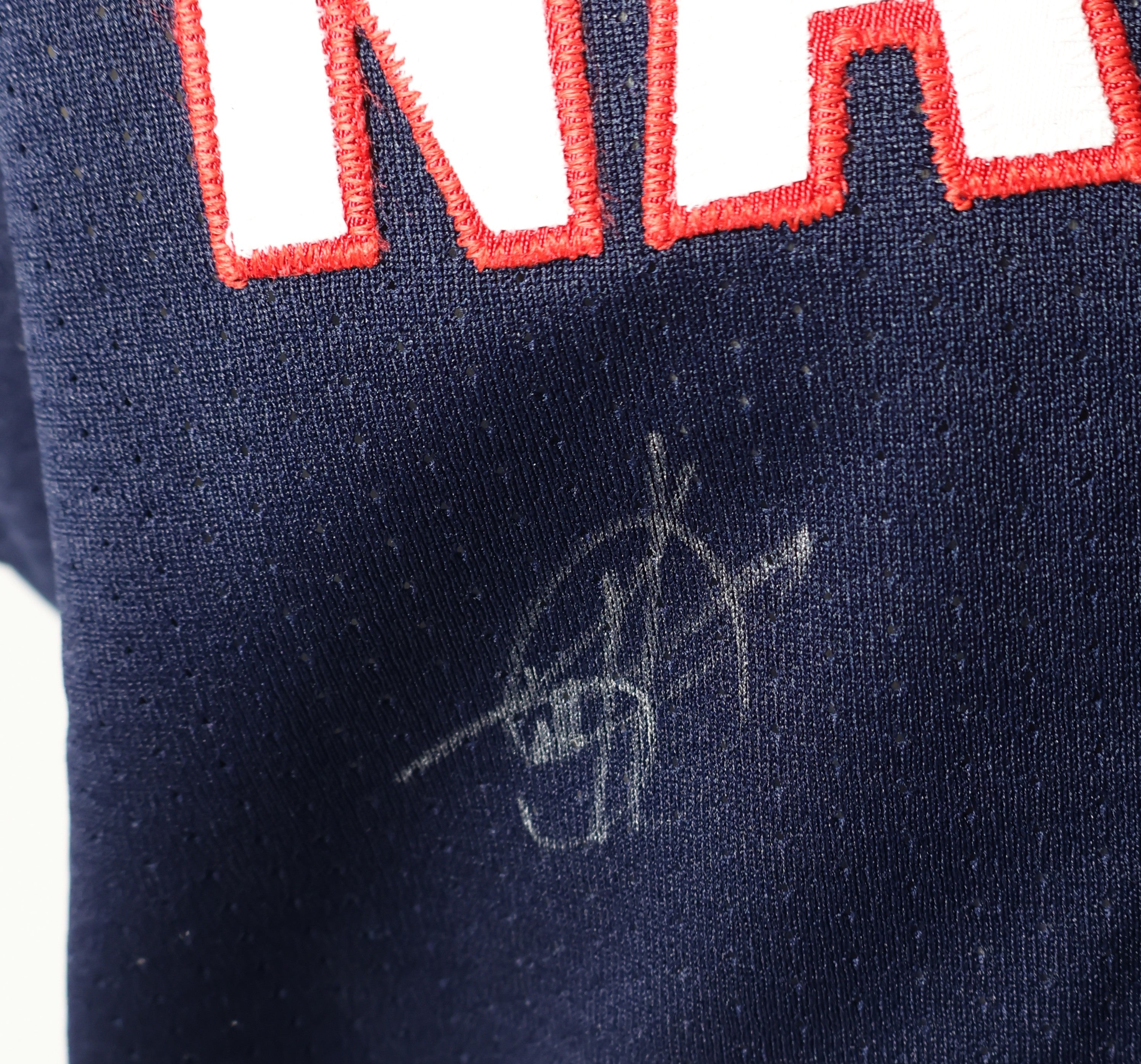 Navy Todd Helton 2000s National Signed Autographed Jersey JSA COA