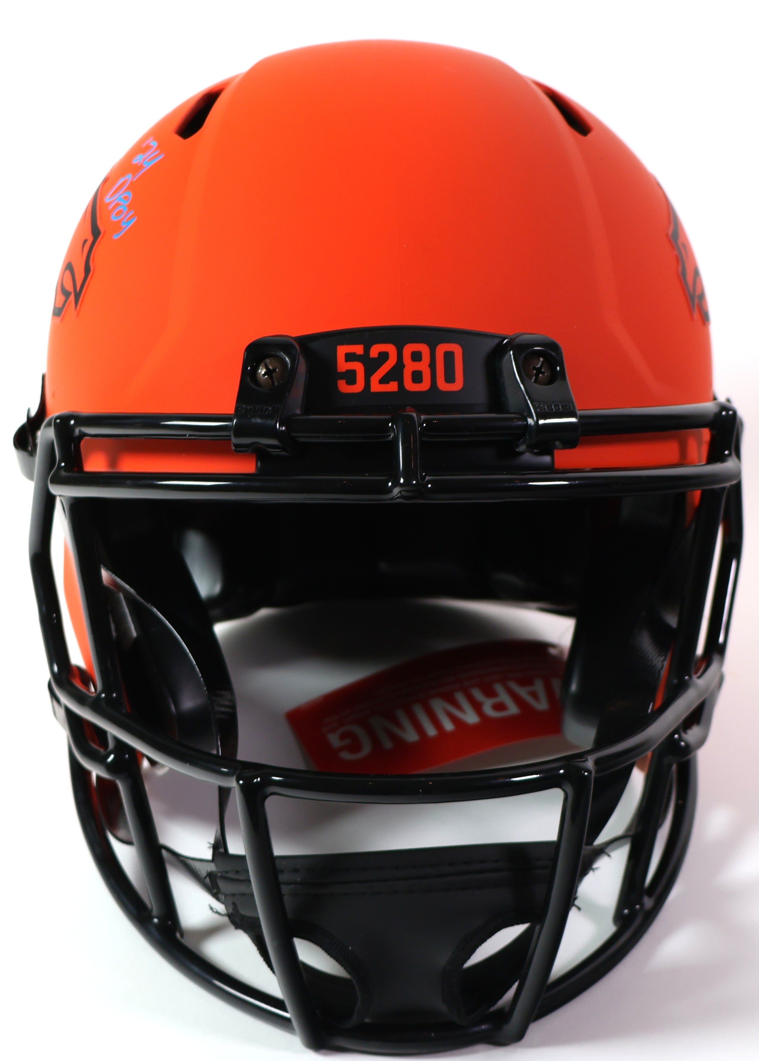 Patrick Surtain II Autographed/24 DPOY Broncos Rave Pro Authentic Helmet Beckett COA