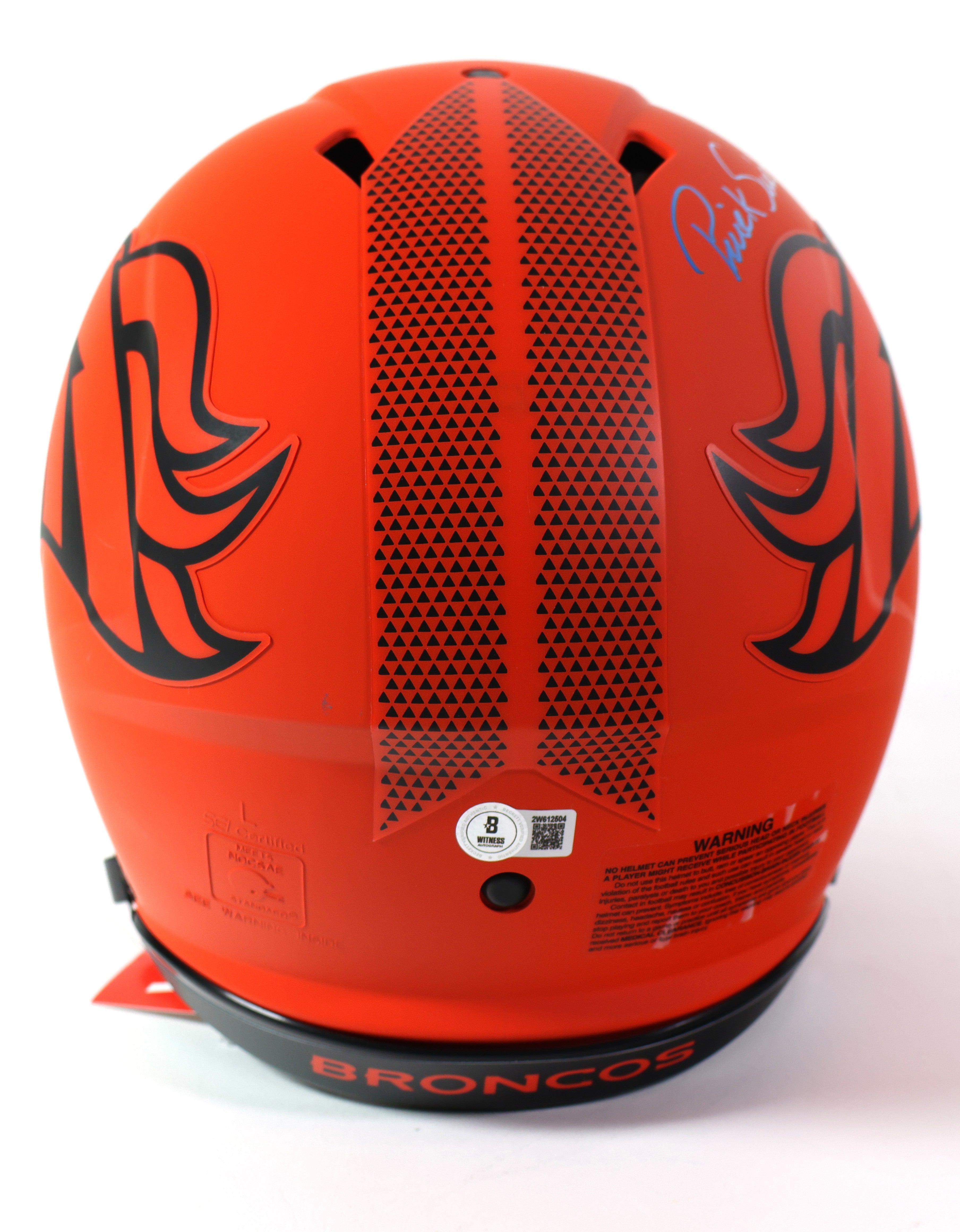 Patrick Surtain II Autographed/24 DPOY Broncos Rave Pro Authentic Helmet Beckett COA