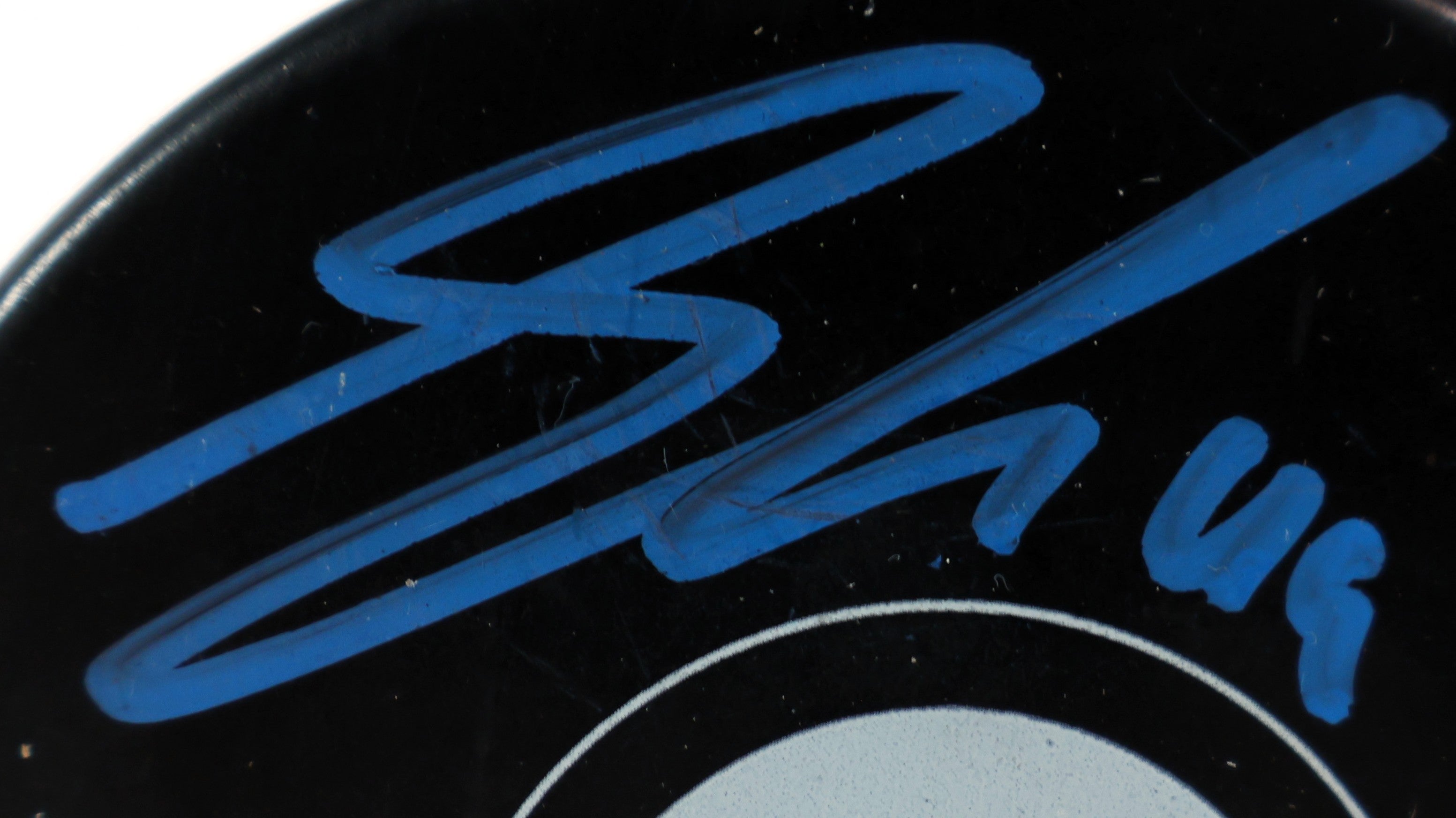 Samuel Girard Autographed Colorado Avalanche Logo Puck JSA COA