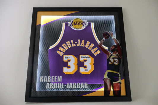 Custom Jersey Framing - Deluxe Lighted Option