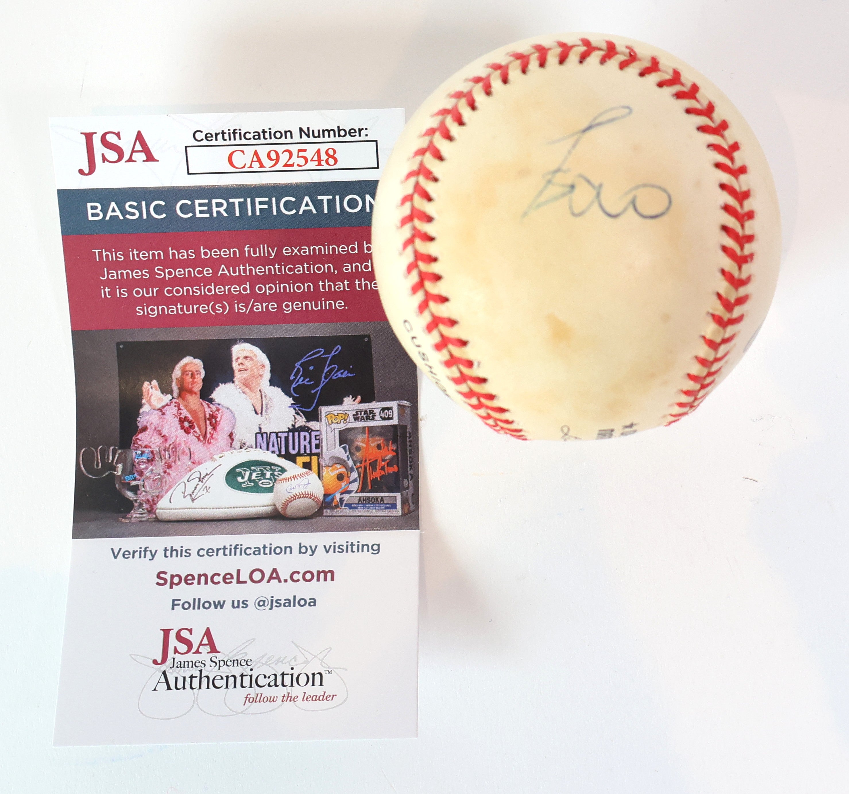 Tsao Chin Hui Autographed Official National League Baseball JSA COA