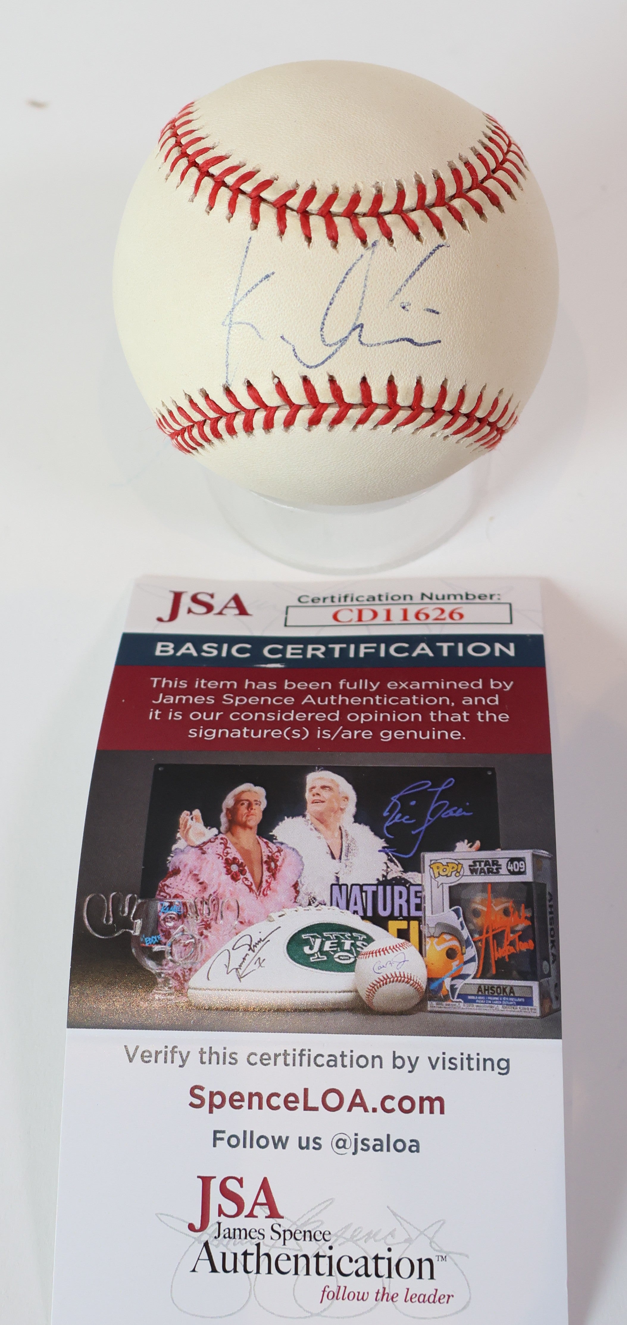 Kazuhisa Ishii Autographed Official Major League Baseball JSA COA