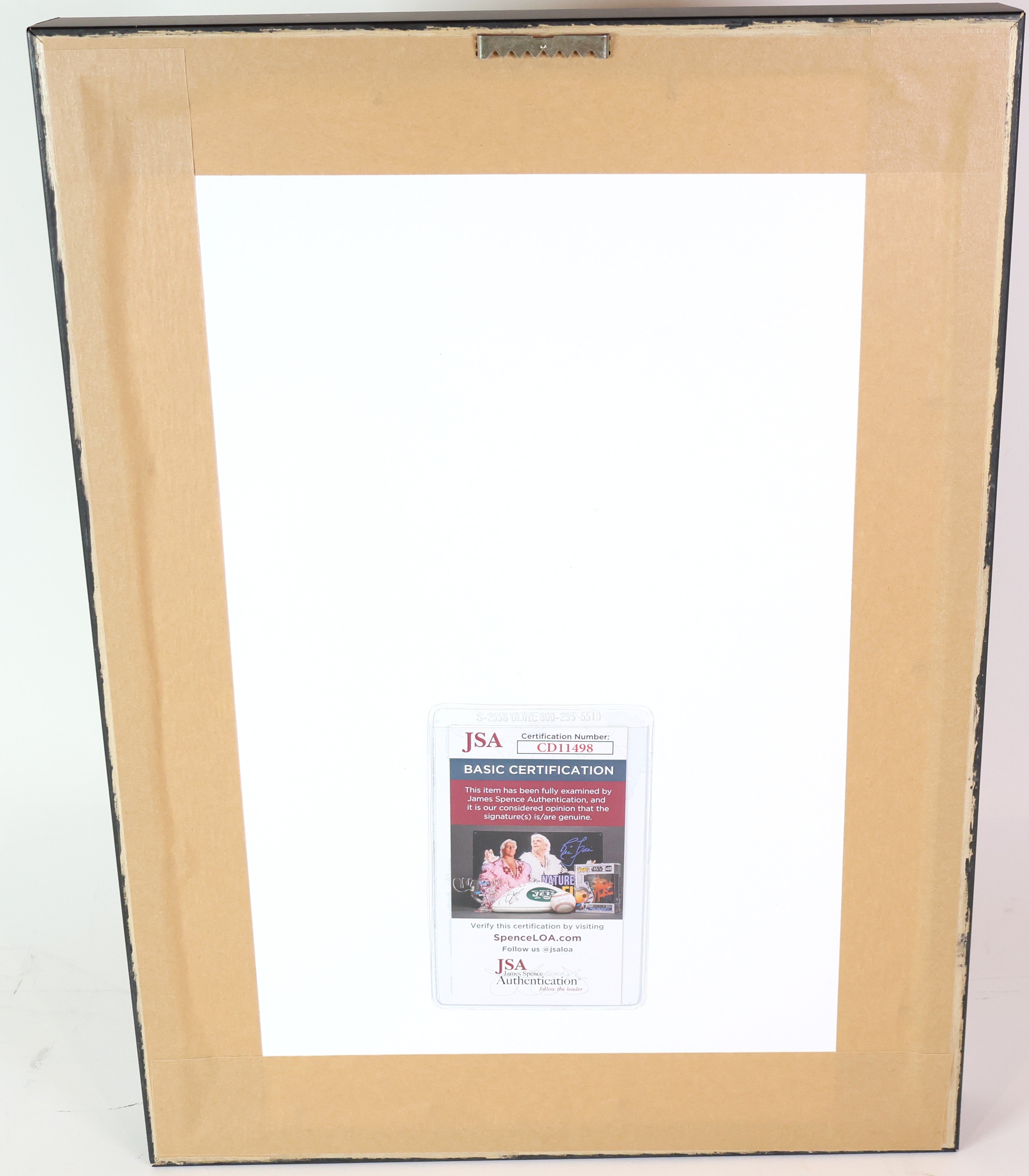 Terrell Davis Autographed Inscribed "HOF 17" Framed 8x10 Photo JSA COA