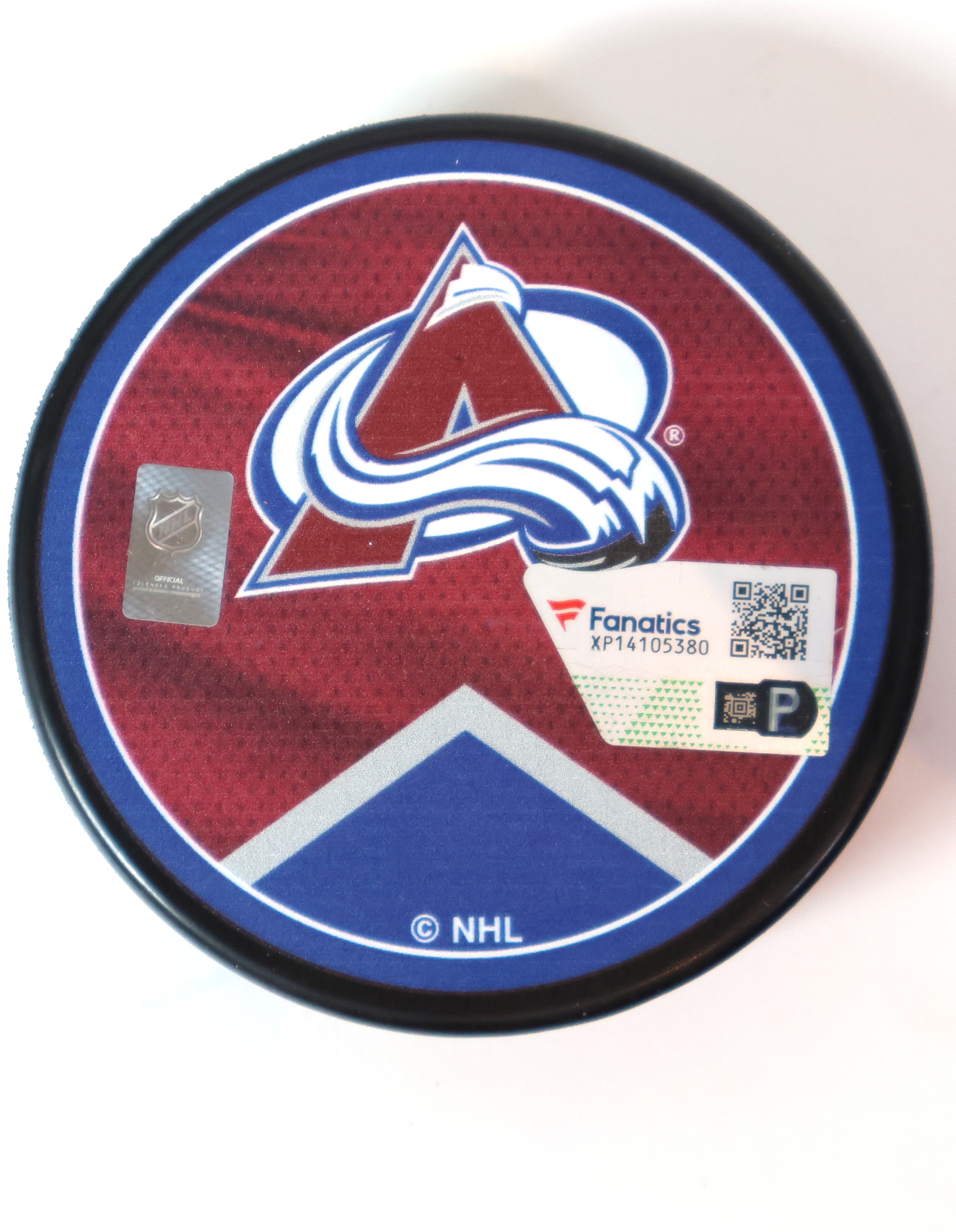 Cale Makar LED Lighted Shadowbox Autographed Colorado Flag Puck FANATICS COA