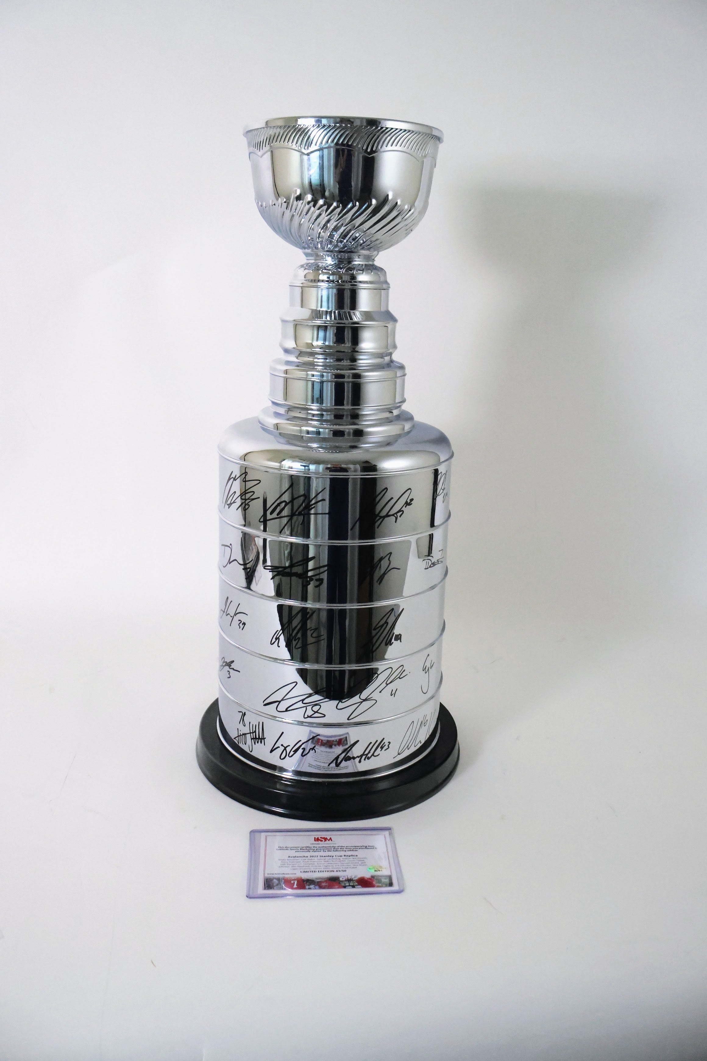 2022 Stanley Cup Replica Signed by Team Limited Edition (Fanatics COA)
