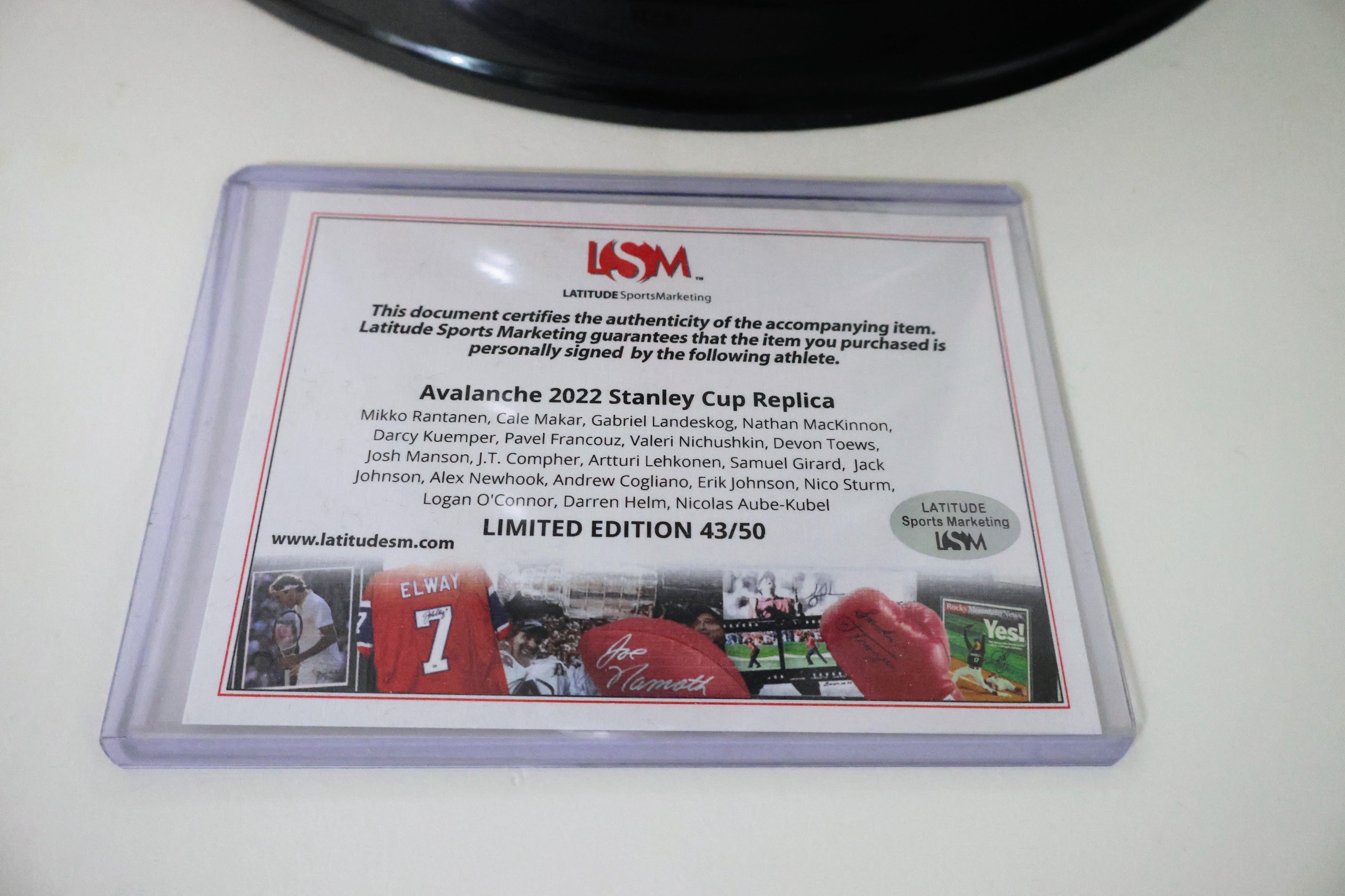 2022 Stanley Cup Replica Signed by Team Limited Edition (Fanatics COA)