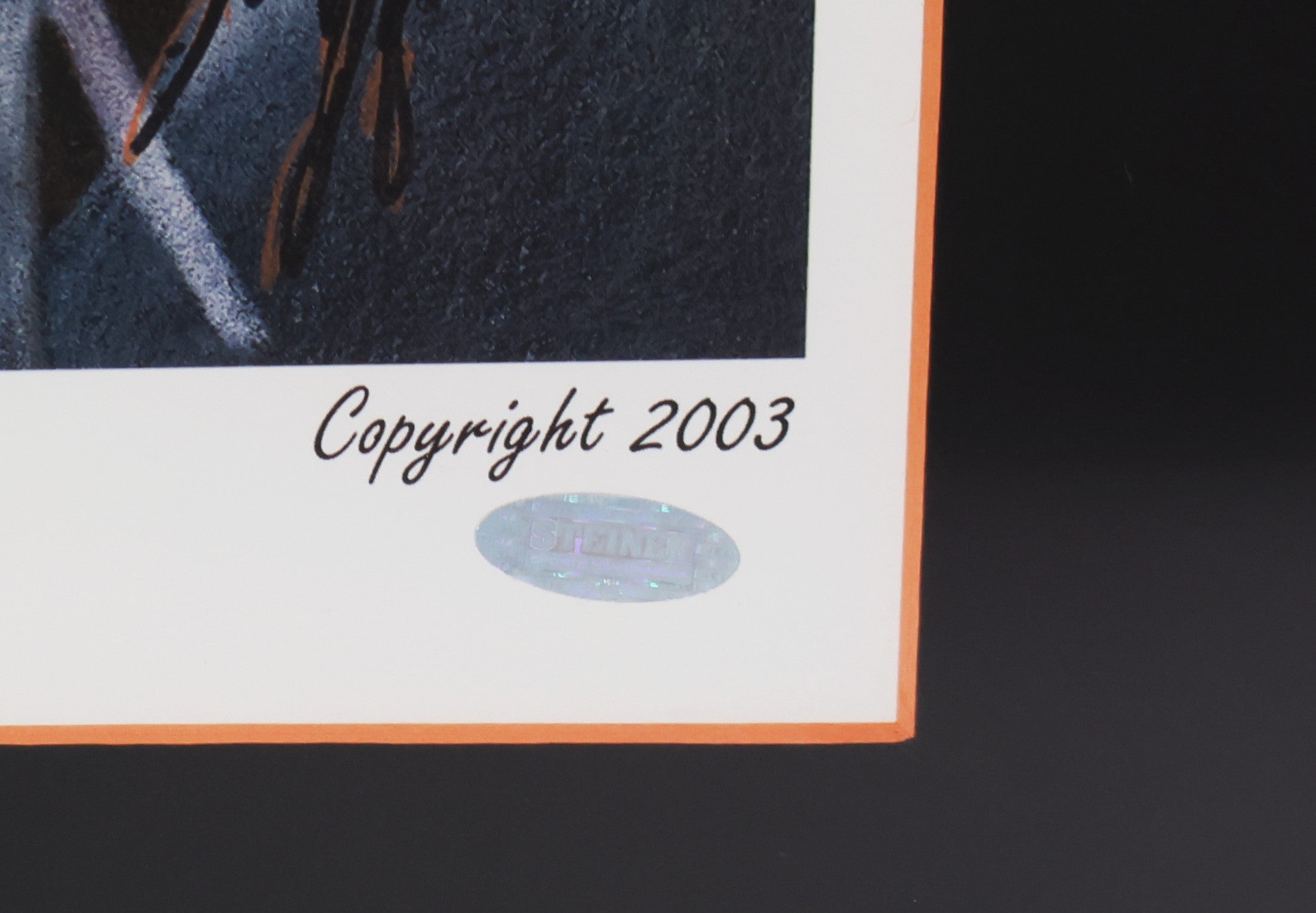 Carmelo Anthony Syracuse "The Chosen One" Framed (27"W x 25"H) Steiner 355/1000