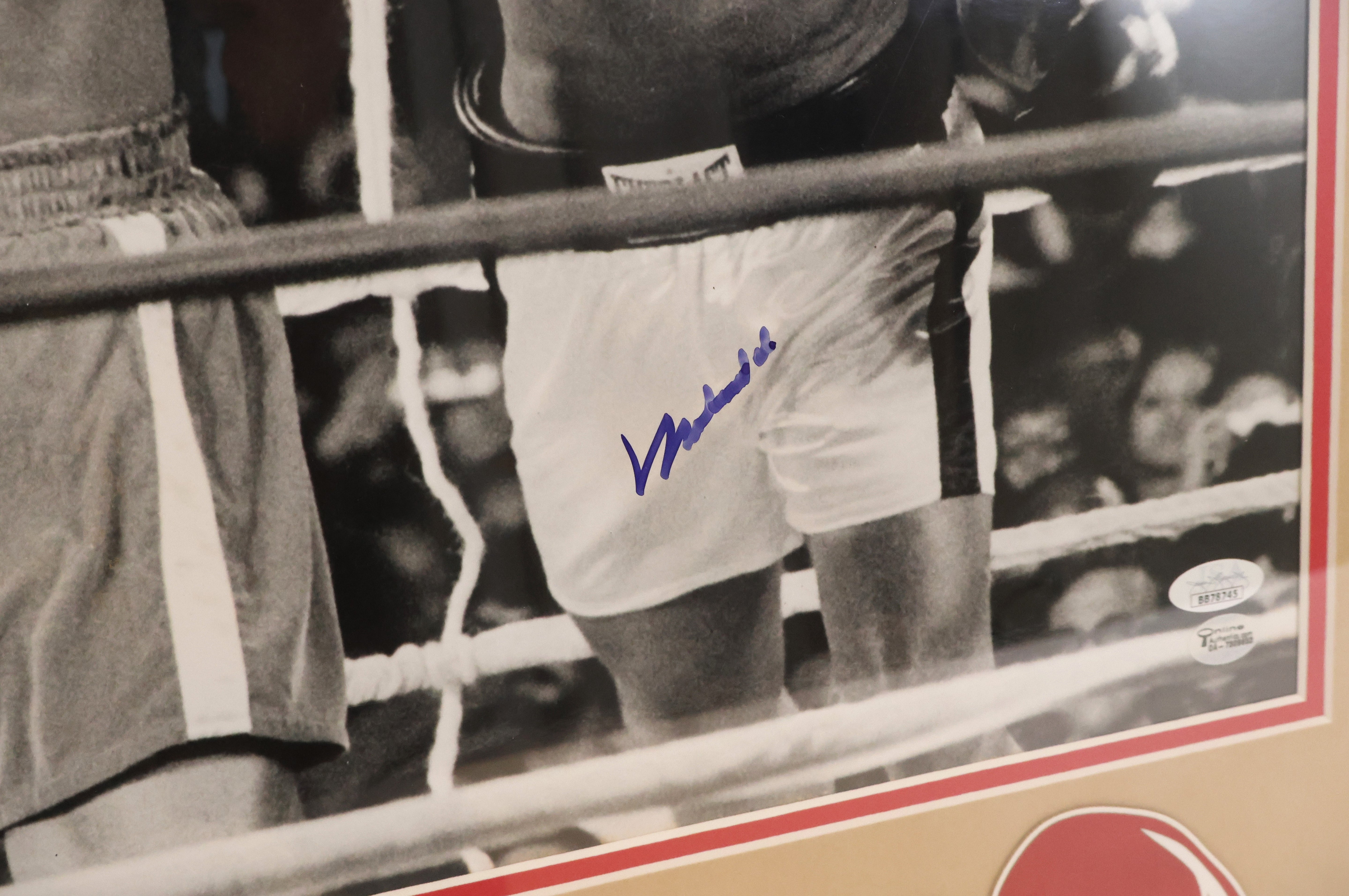 Muhammad Ali Autographed 16x20 Frame Includes JSA Full Letter