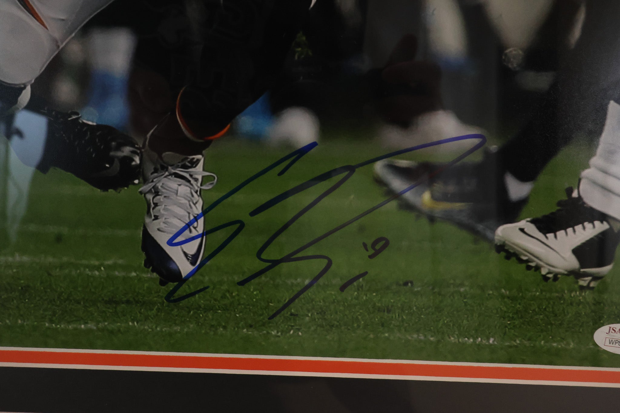 Emmanuel Sanders Autographed Denver Broncos 16x20 Photo (JSA & NFL COAs)