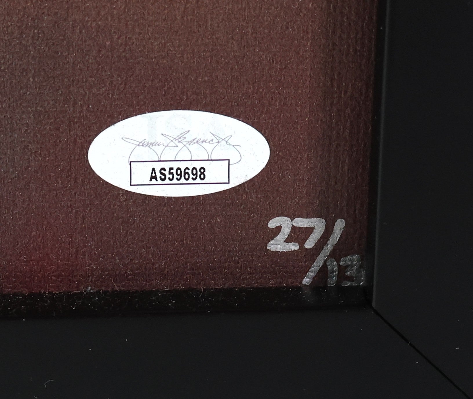 Tim Tebow/Demaryius Thomas Denver Broncos Autographed Framed Canvas Art JSA COA