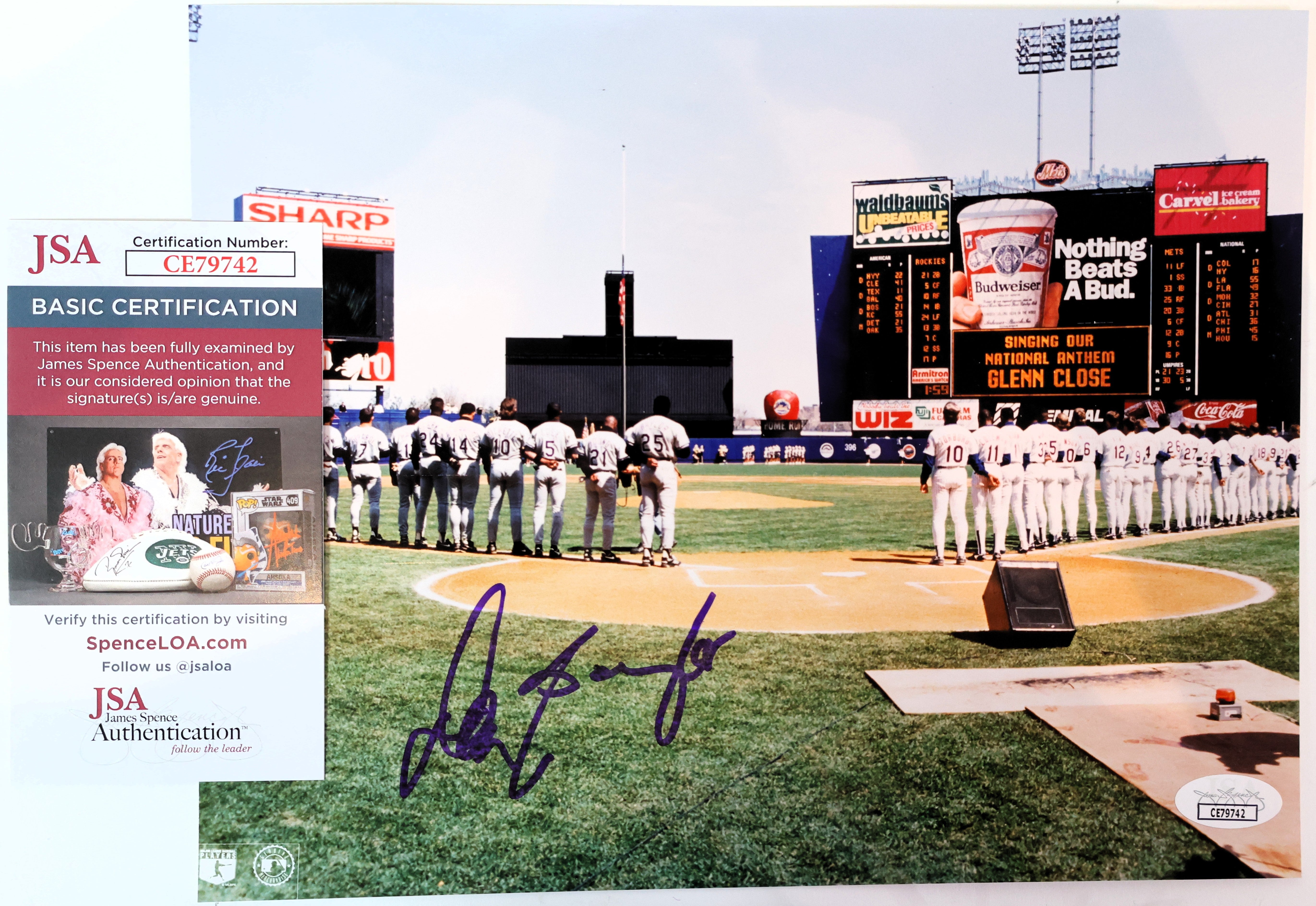 Don Baylor Autographed 8x10 Photo JSA COA