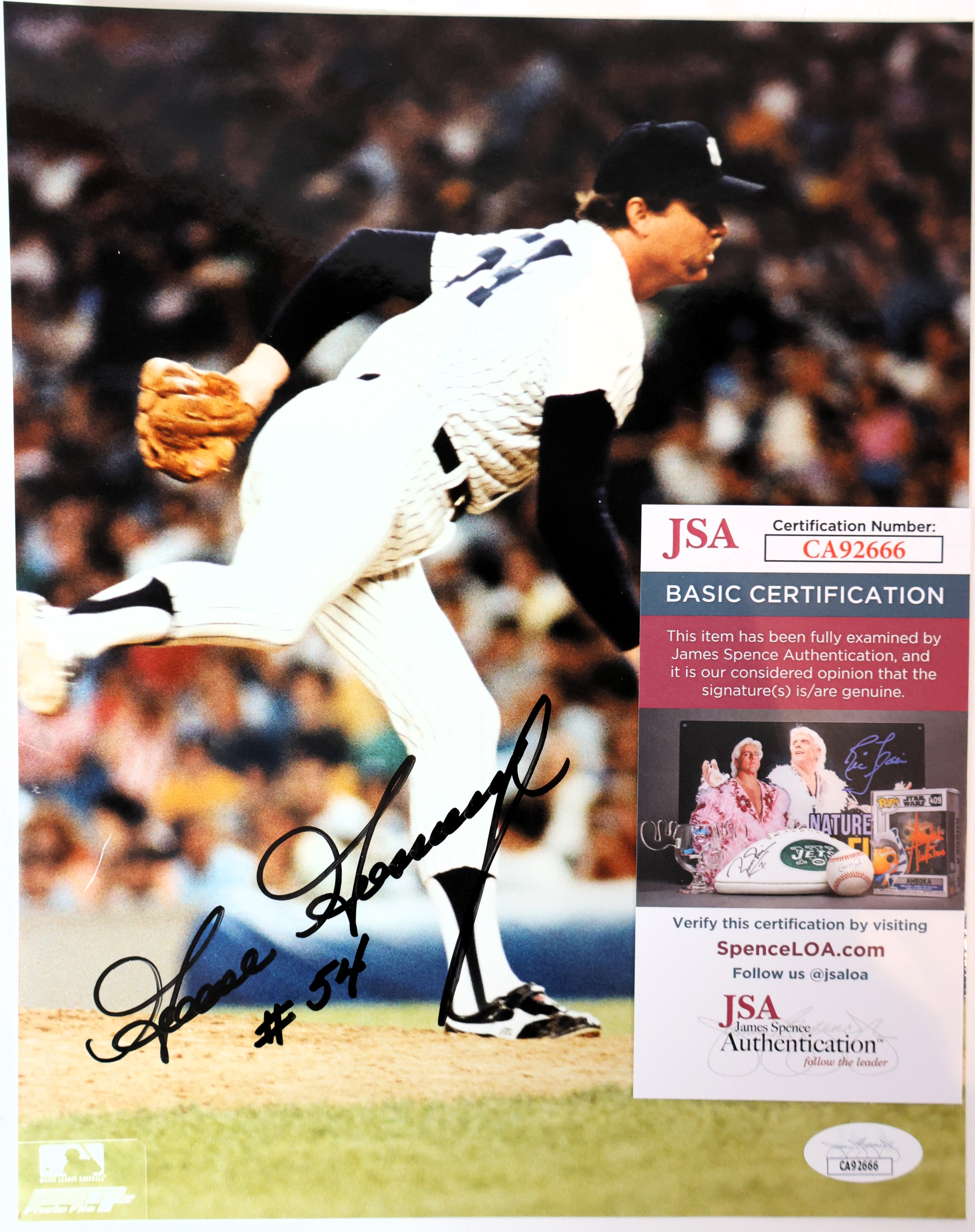 Goose Gossage Autographed New York Yankees 8x10 Photo JSA COA