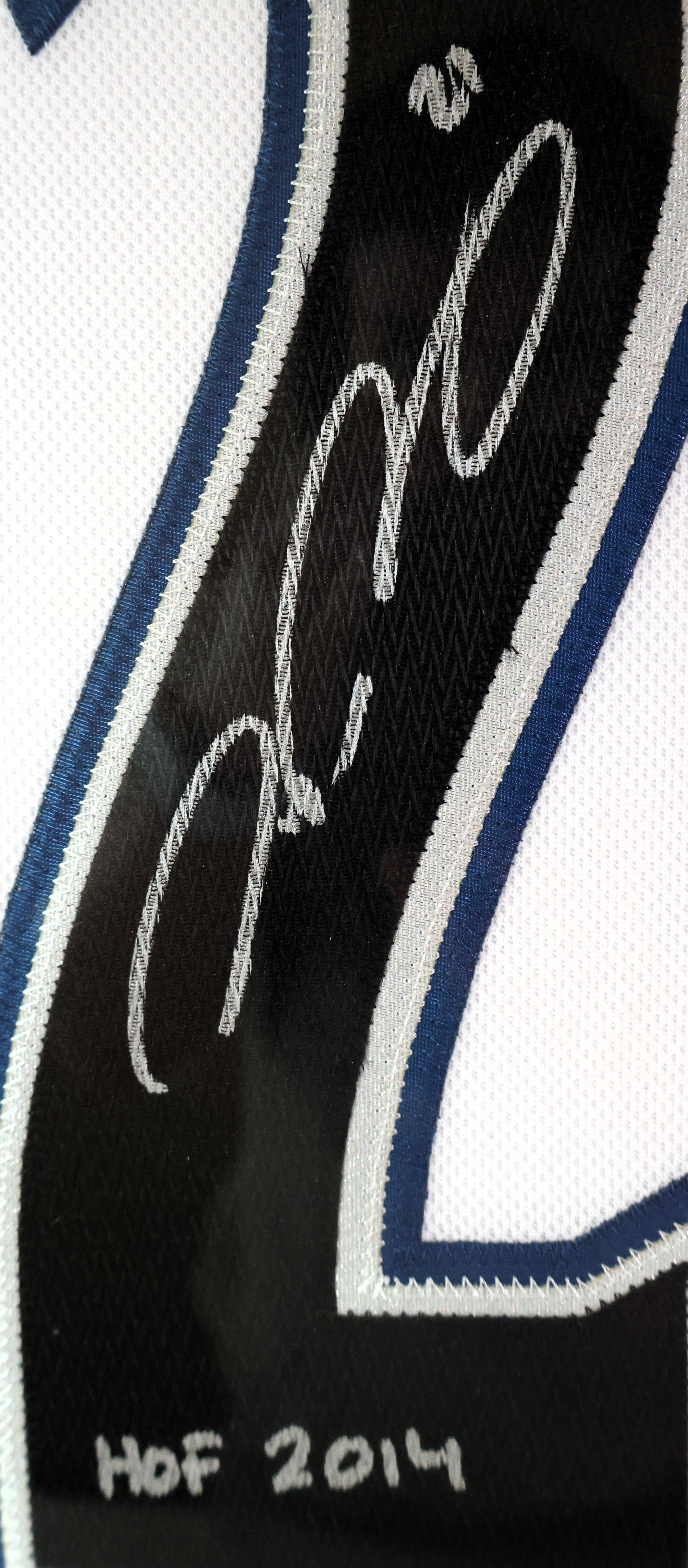 Peter Forsberg Autographed Colorado Avalanche Jersey with 2 Photos - Deluxe Framed JSA COA