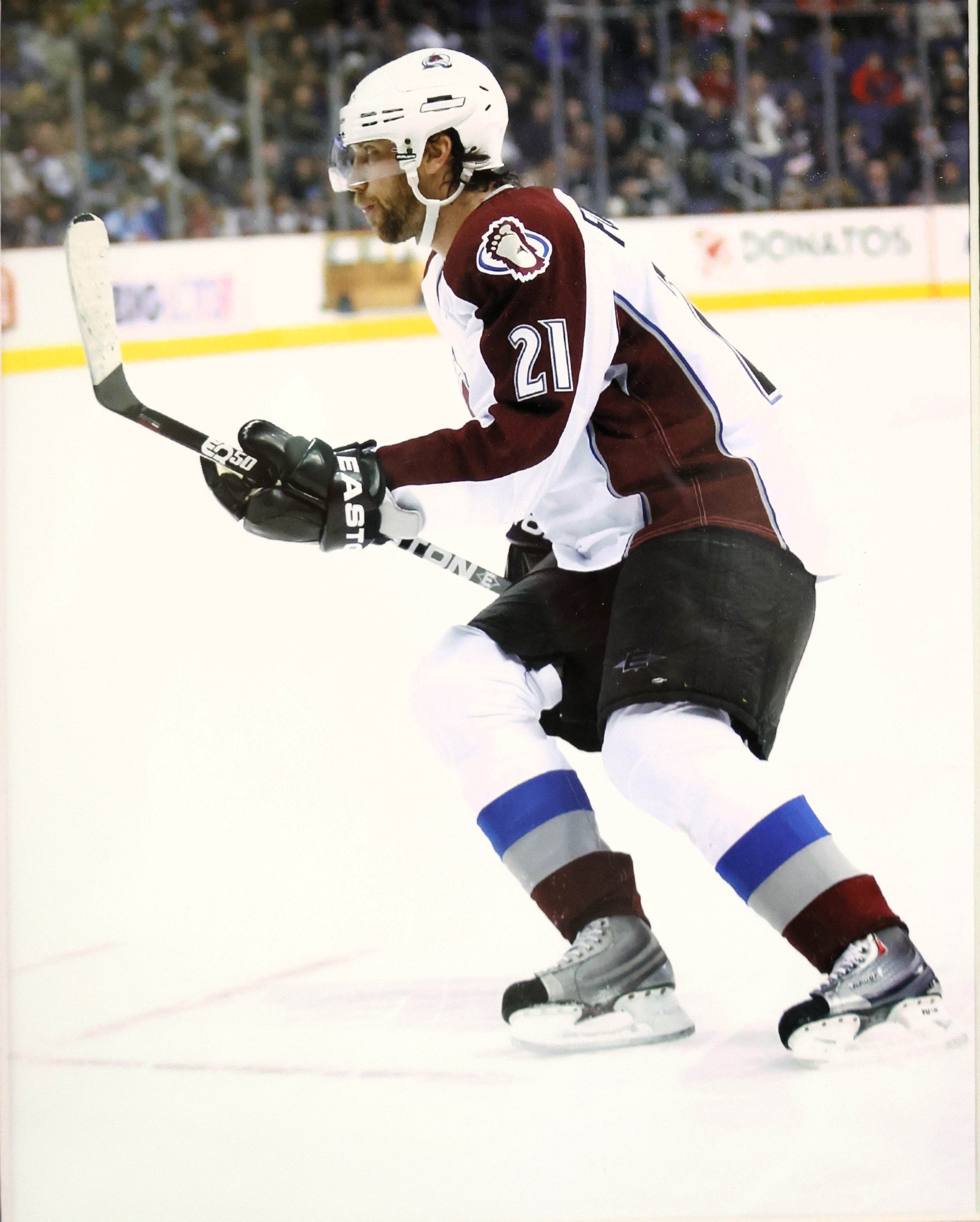 Peter Forsberg Autographed Colorado Avalanche Jersey with 2 Photos - Deluxe Framed JSA COA