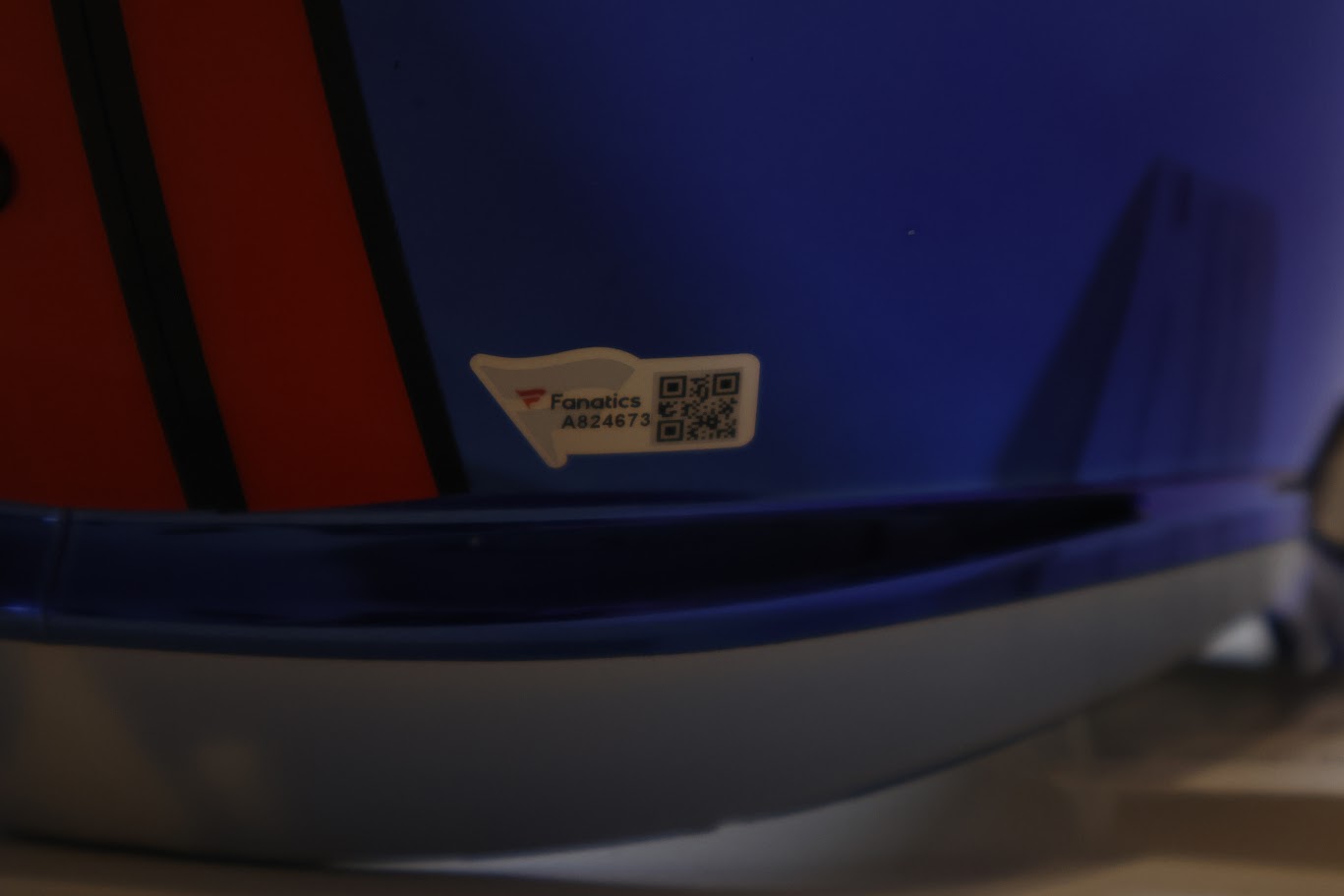 Peyton Manning Autographed Denver Broncos Chrome Replica Helmet