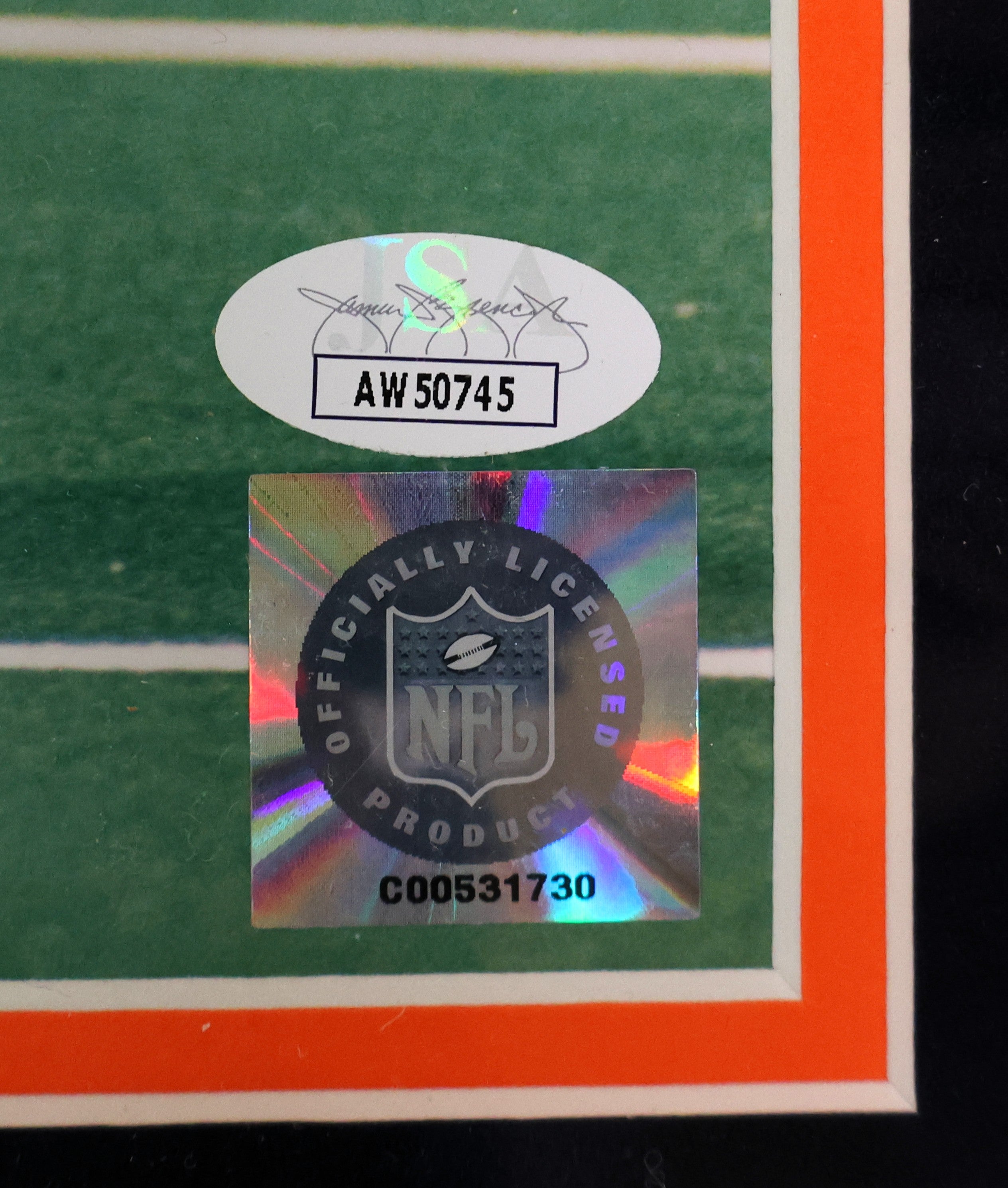 Rod Smith Autographed Denver Broncos Framed 8x10 Photo JSA COA