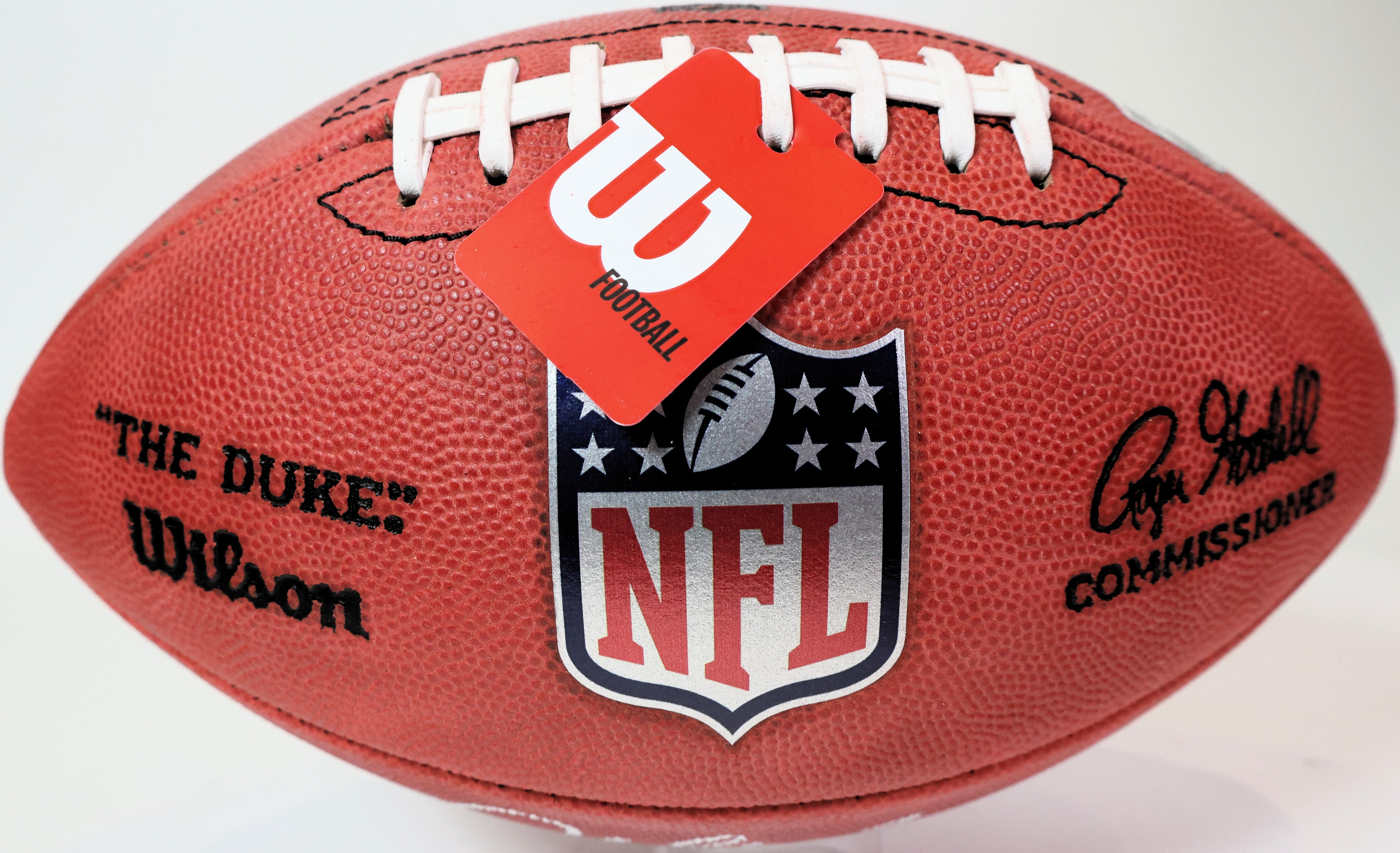 John Elway Autographed Denver Broncos "The Duke" NFL Game Ball Beckett COA