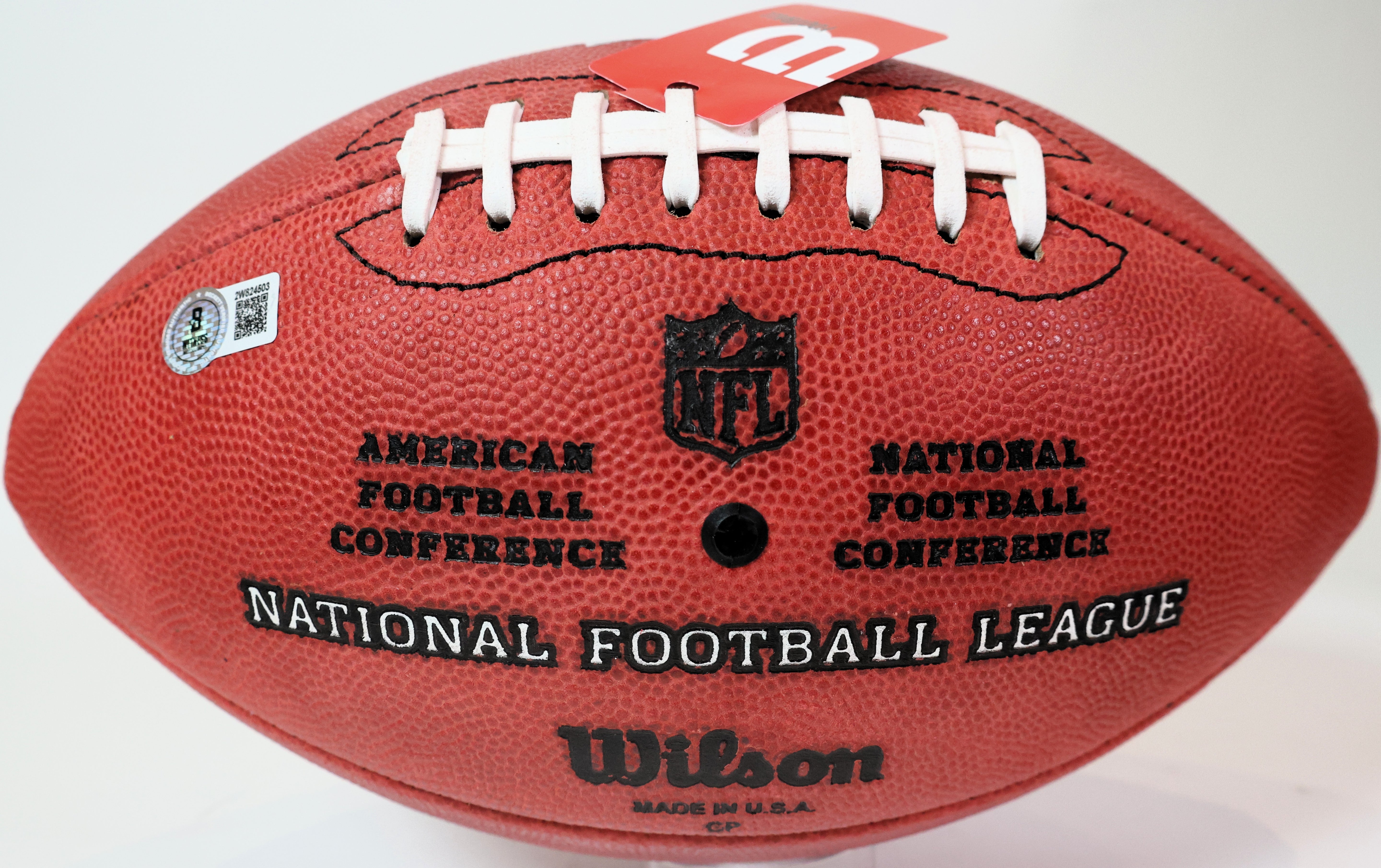 John Elway Autographed Denver Broncos "The Duke" NFL Game Ball Beckett COA