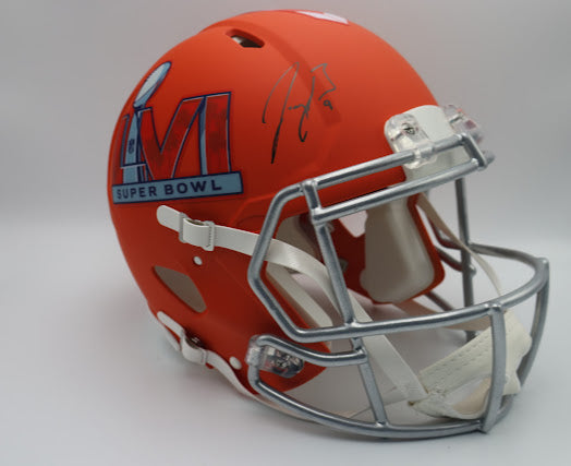 Joe Burrow Autographed Cincinnati Bengals Super Bowl LVl PRO Helmet