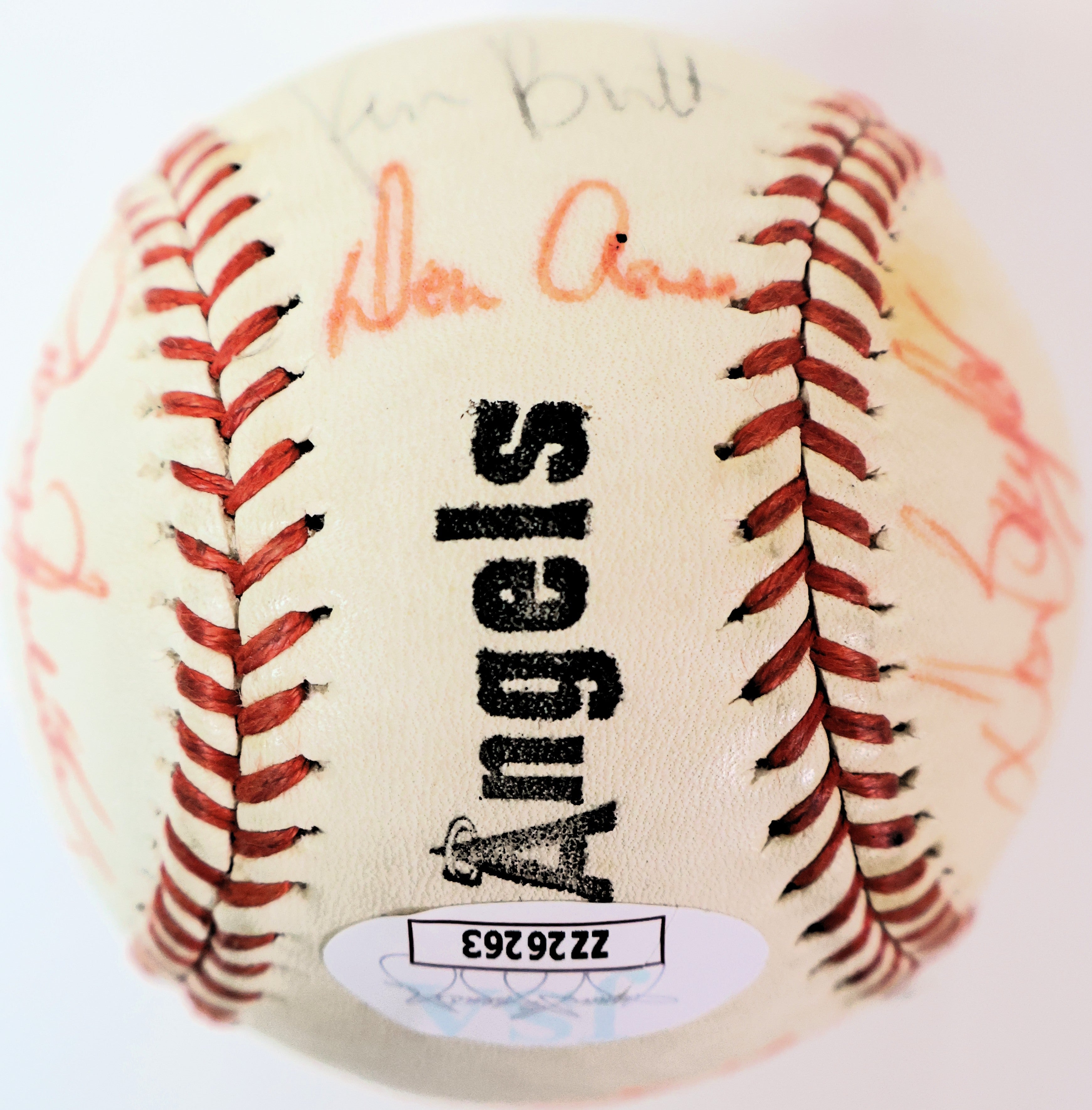 1978 California Angels Team Signed Baseball - 19 Authentic Signatures with JSA Authentication