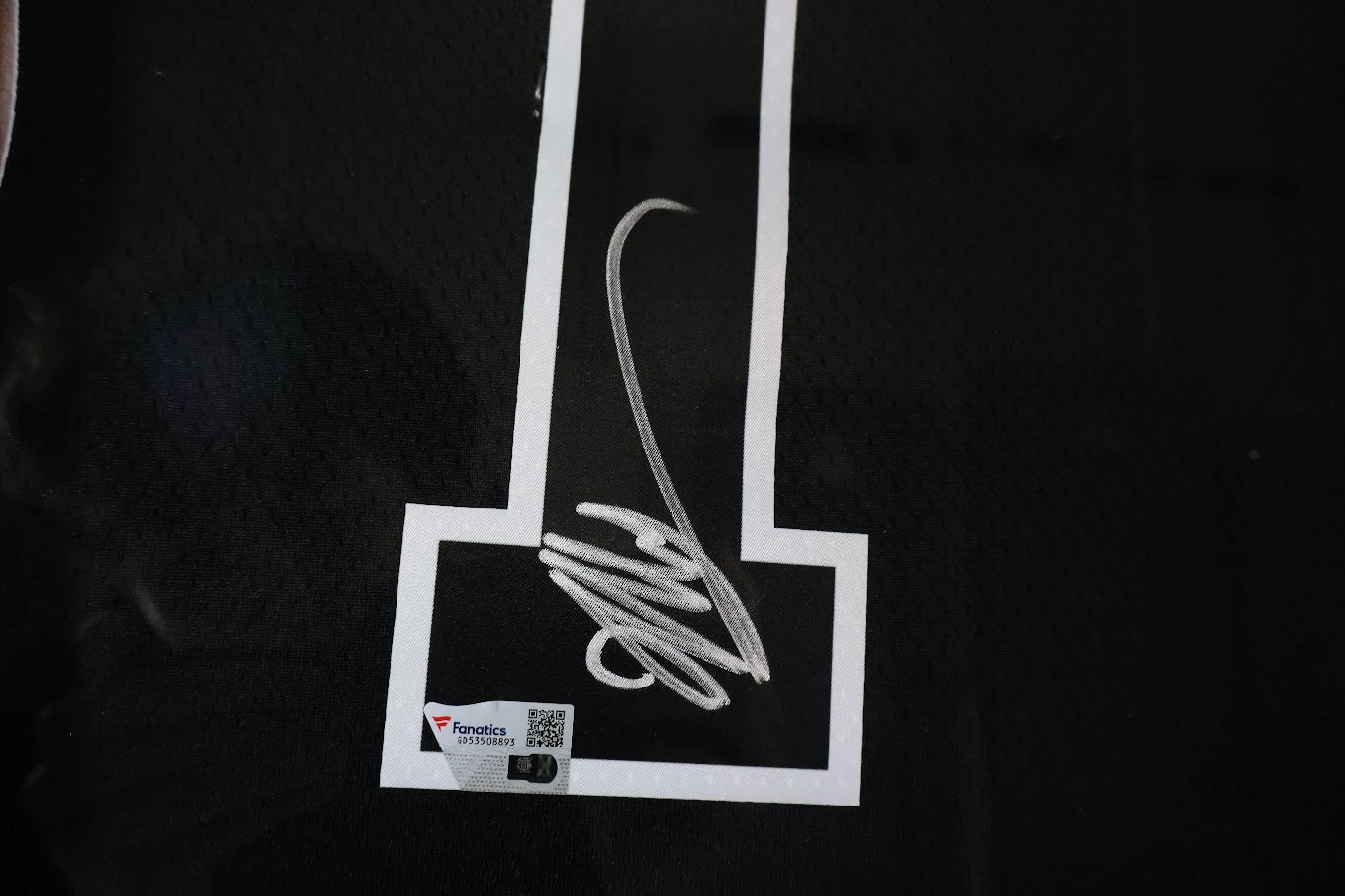 Victor Wembanyama Autographed Nike Swingman Jersey Lighted Framed Fanatics COA