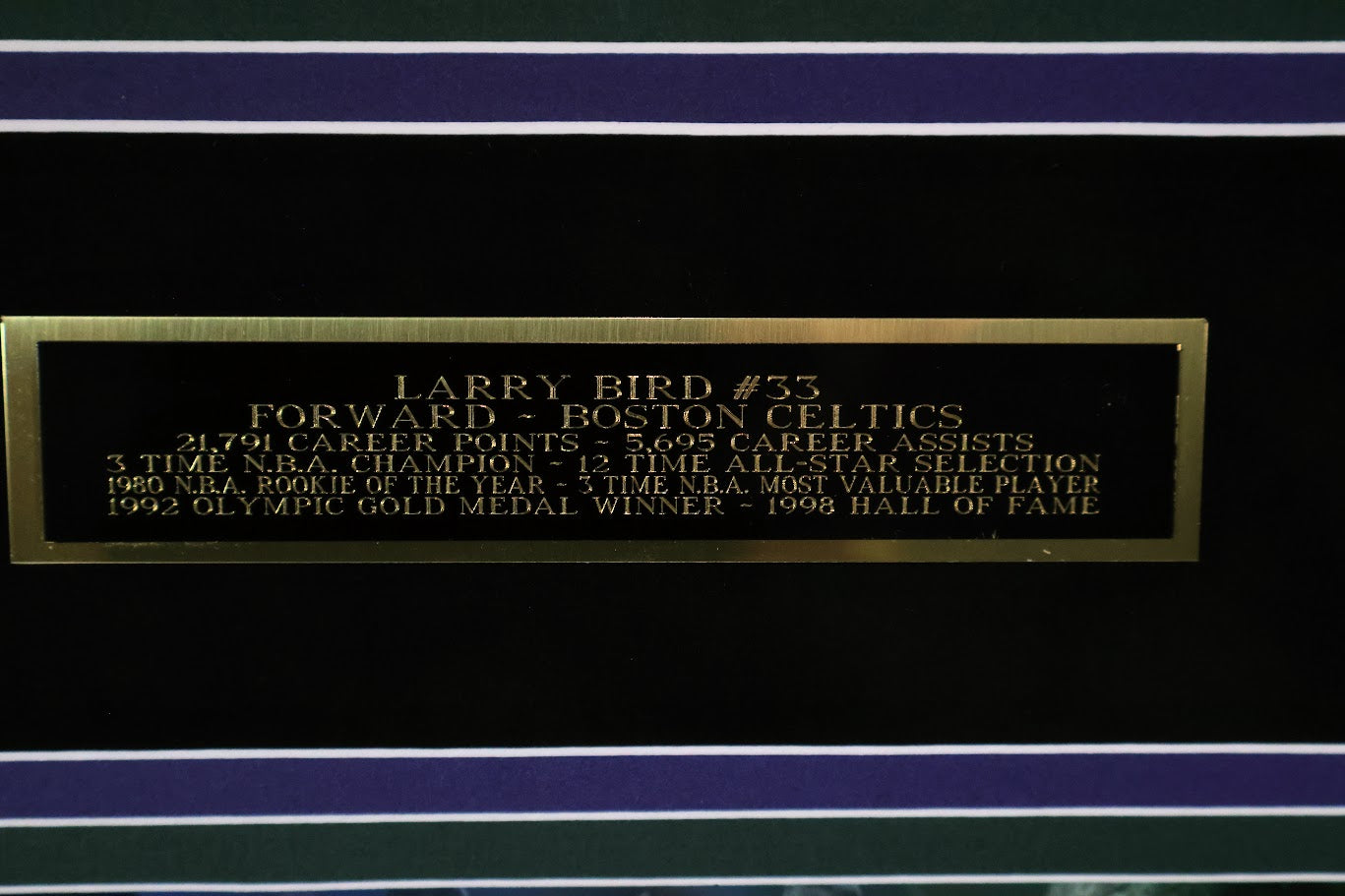 Larry Bird and Magic Johnson 2 Dual Autographed 8x10 Photos Framed PSA LOA