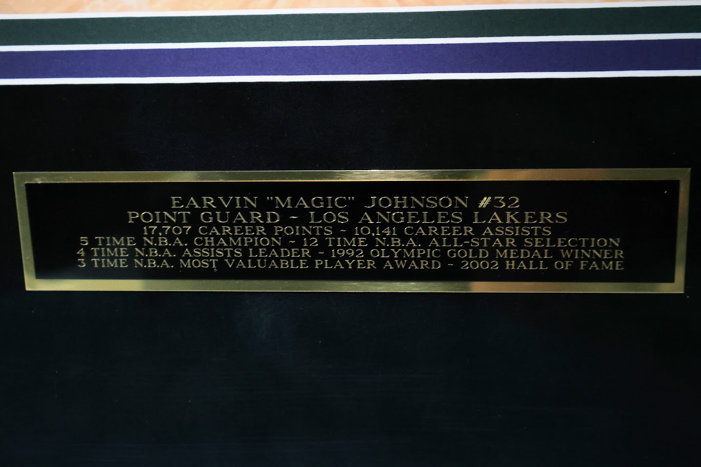 Larry Bird and Magic Johnson 2 Dual Autographed 8x10 Photos Framed PSA LOA