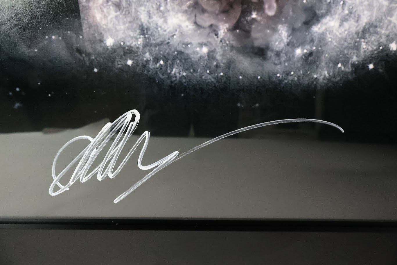 Victor Wembanyama Autographed 19.5x23.5 Photo Framed Fanatics COA