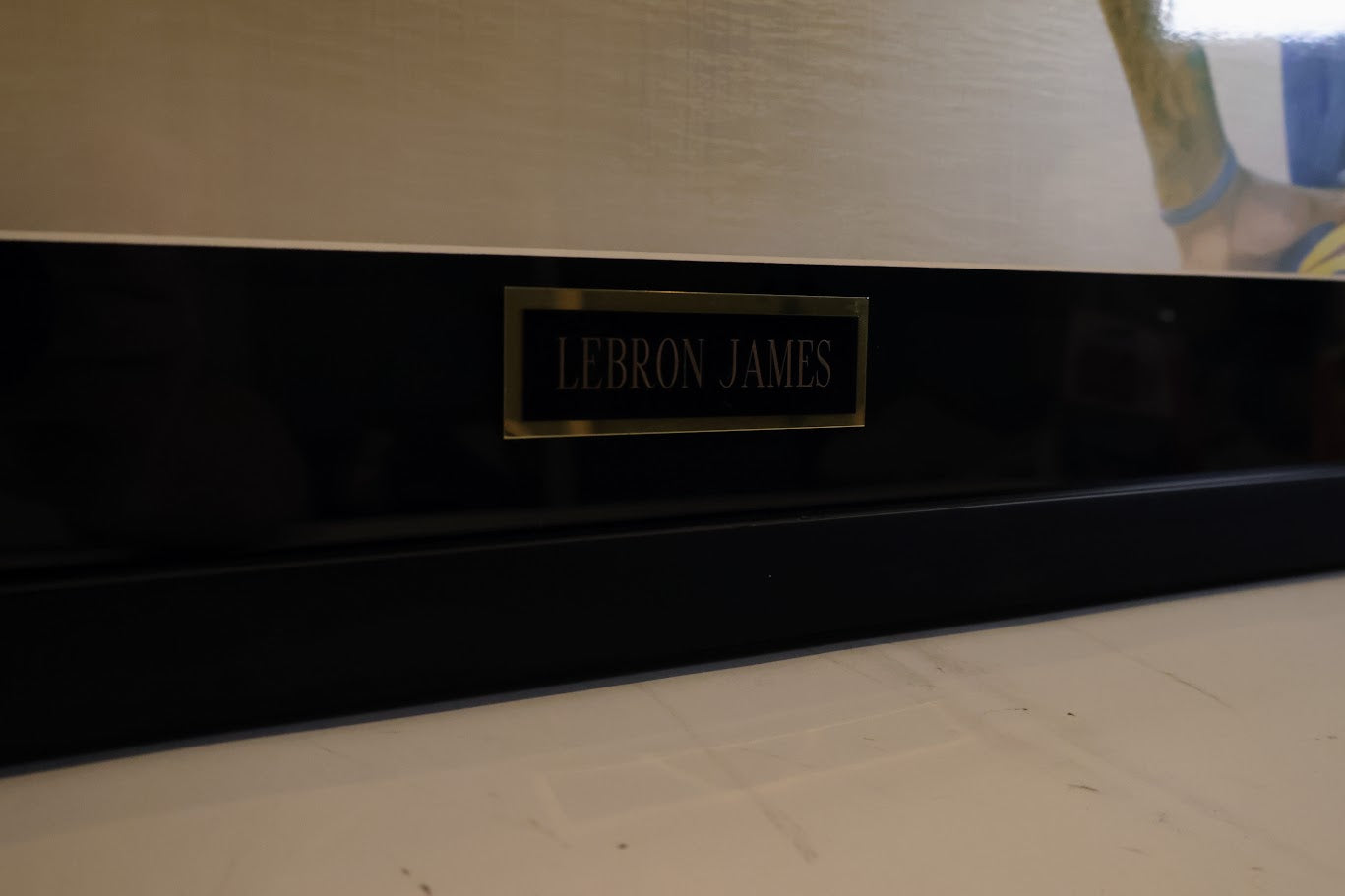 LeBron James Autographed 36x16 "My City" Framed Photo - UDA Authenticated Limited Edition 21/125