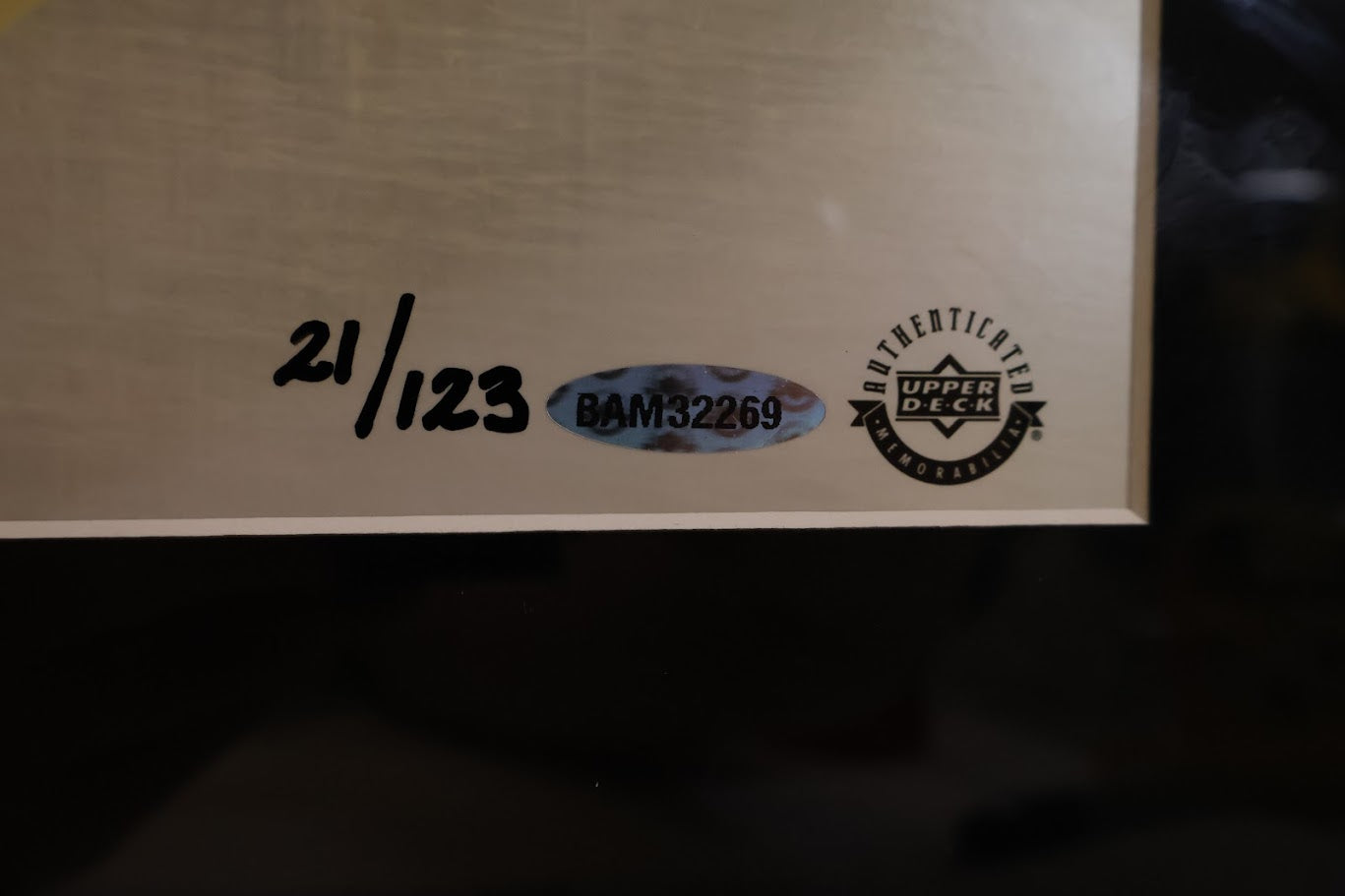 LeBron James Autographed 36x16 "My City" Framed Photo - UDA Authenticated Limited Edition 21/125