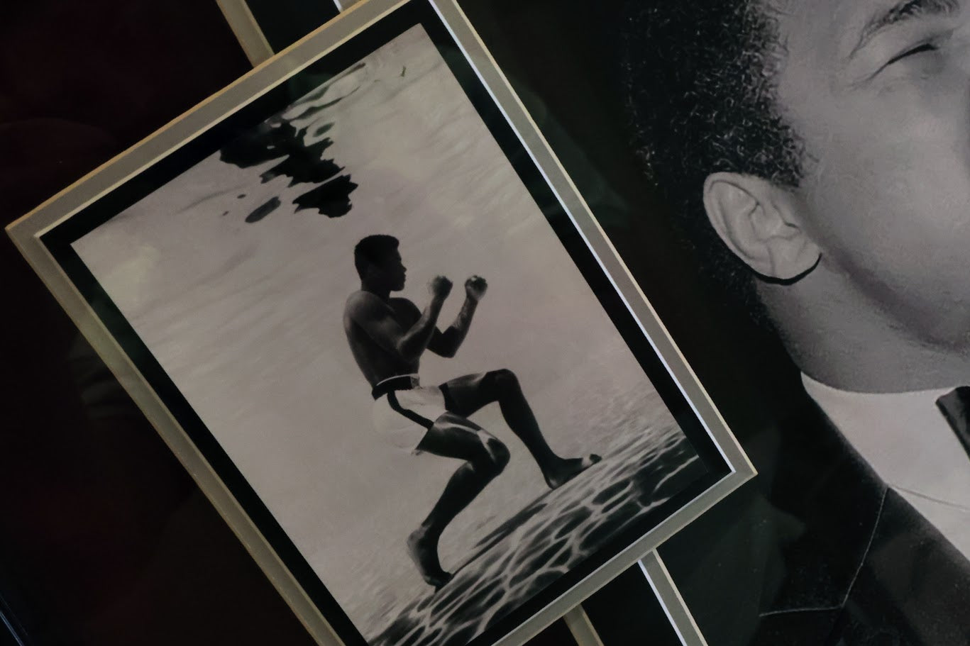 Muhammad Ali and Howard Cosell Autographs w/ Collage Framed JSA LOA