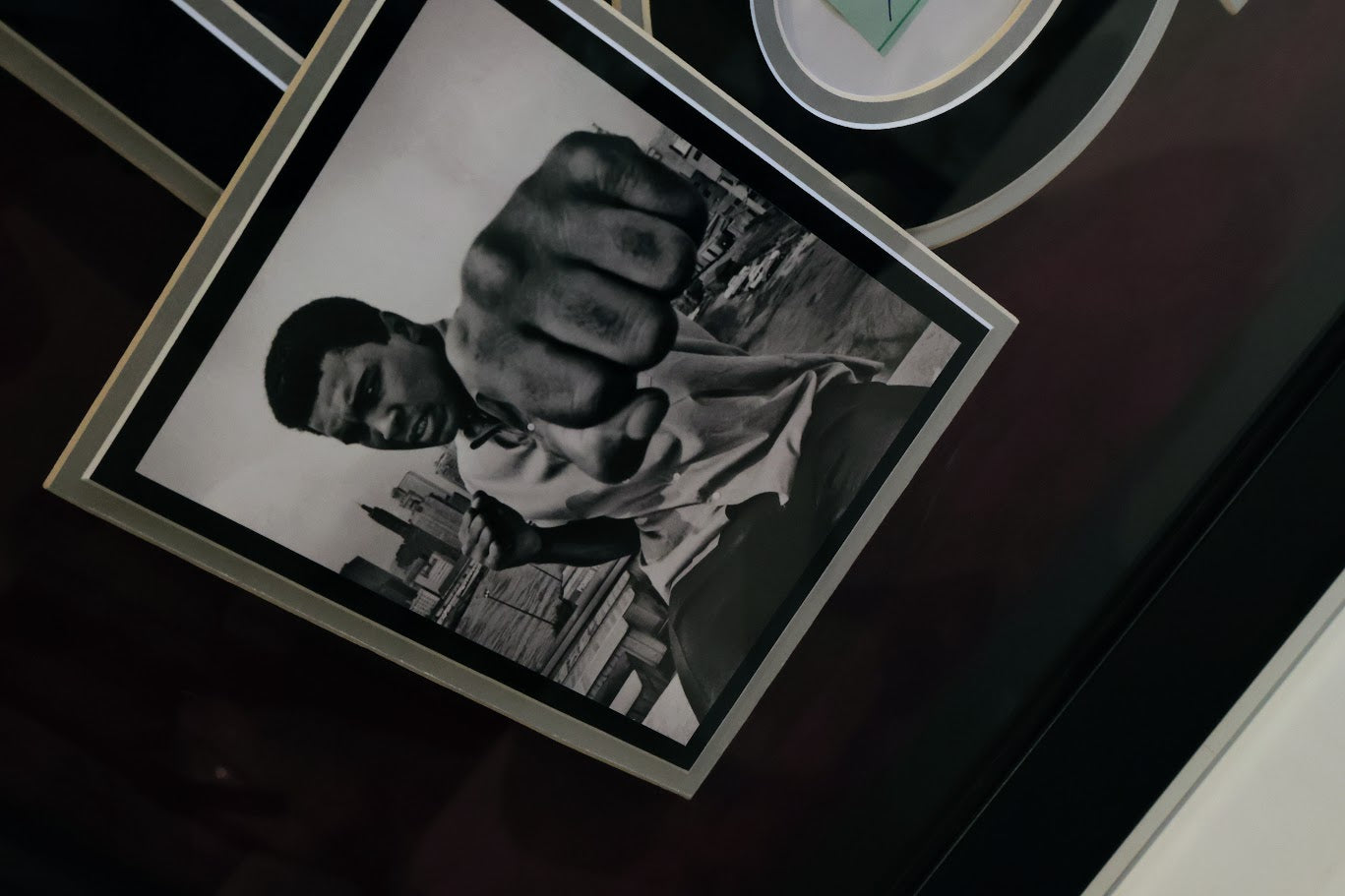 Muhammad Ali and Howard Cosell Autographs w/ Collage Framed JSA LOA