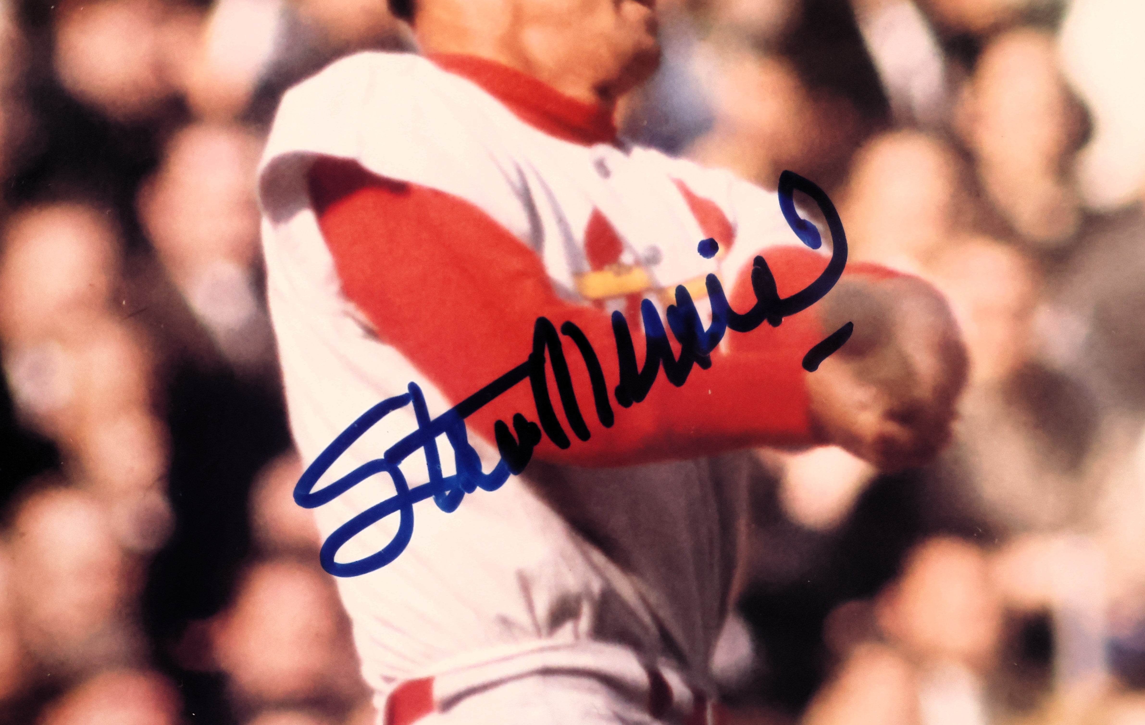 Stan Musial Autographed 8x10 Photo Framed PSA/DNA COA