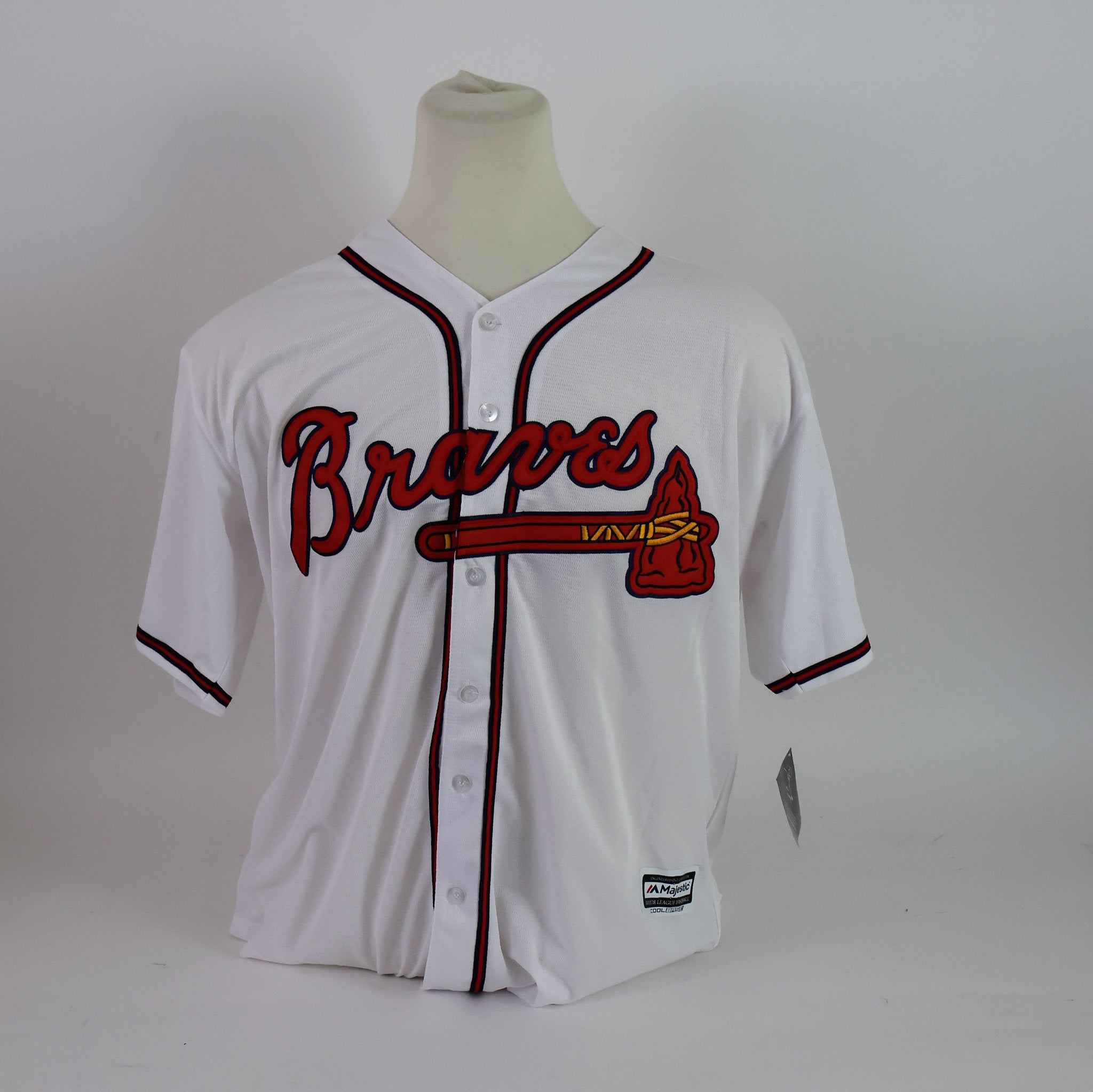 Ronald Acuña Jr. Autographed Atlanta Braves Majestic Jersey JSA COA