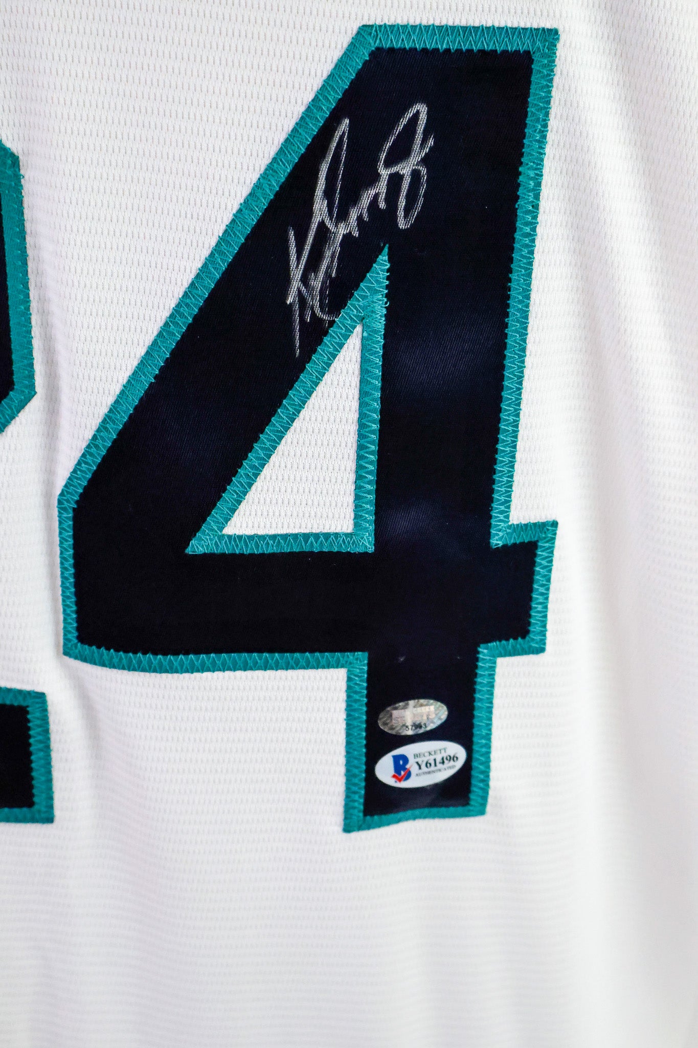 Ken Griffey Jr. Seattle Mariners Autographed Jersey - Mill Creek Sports and Beckett Holograms