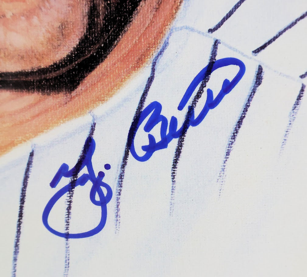 Yogi Berra Autographed 8x10 Portrait Framed PSA COA