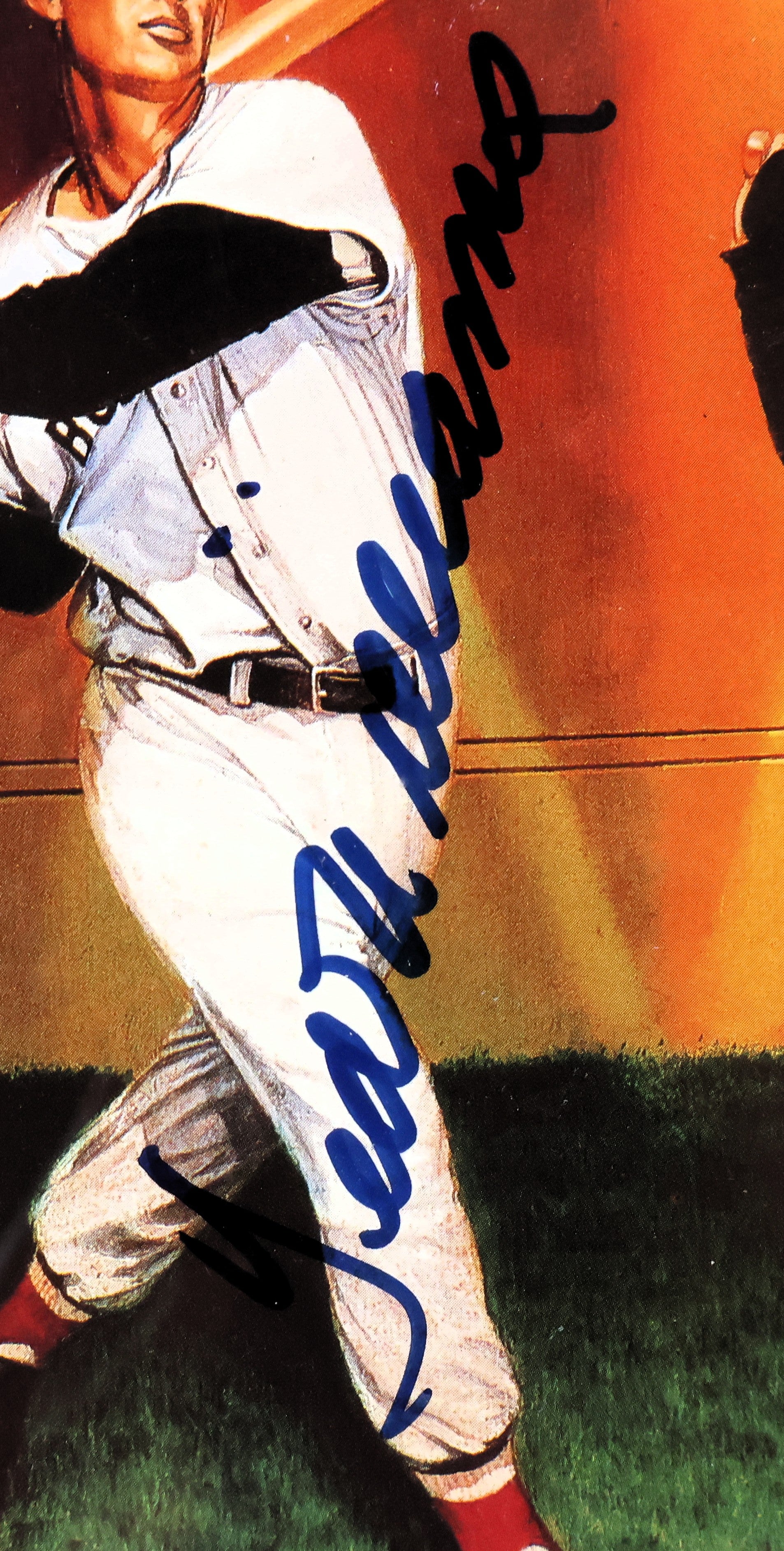 Triple Crown Winners (Robinson, Williams, Mantle, Yastrzemski) Autographed 11x14 Photo Framed PSA LOA